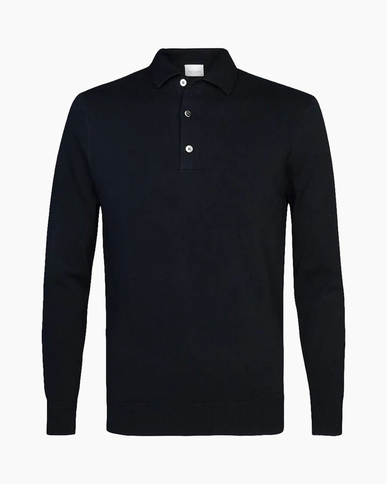 Pullover Polo Onepiece Navy Donker Blauw