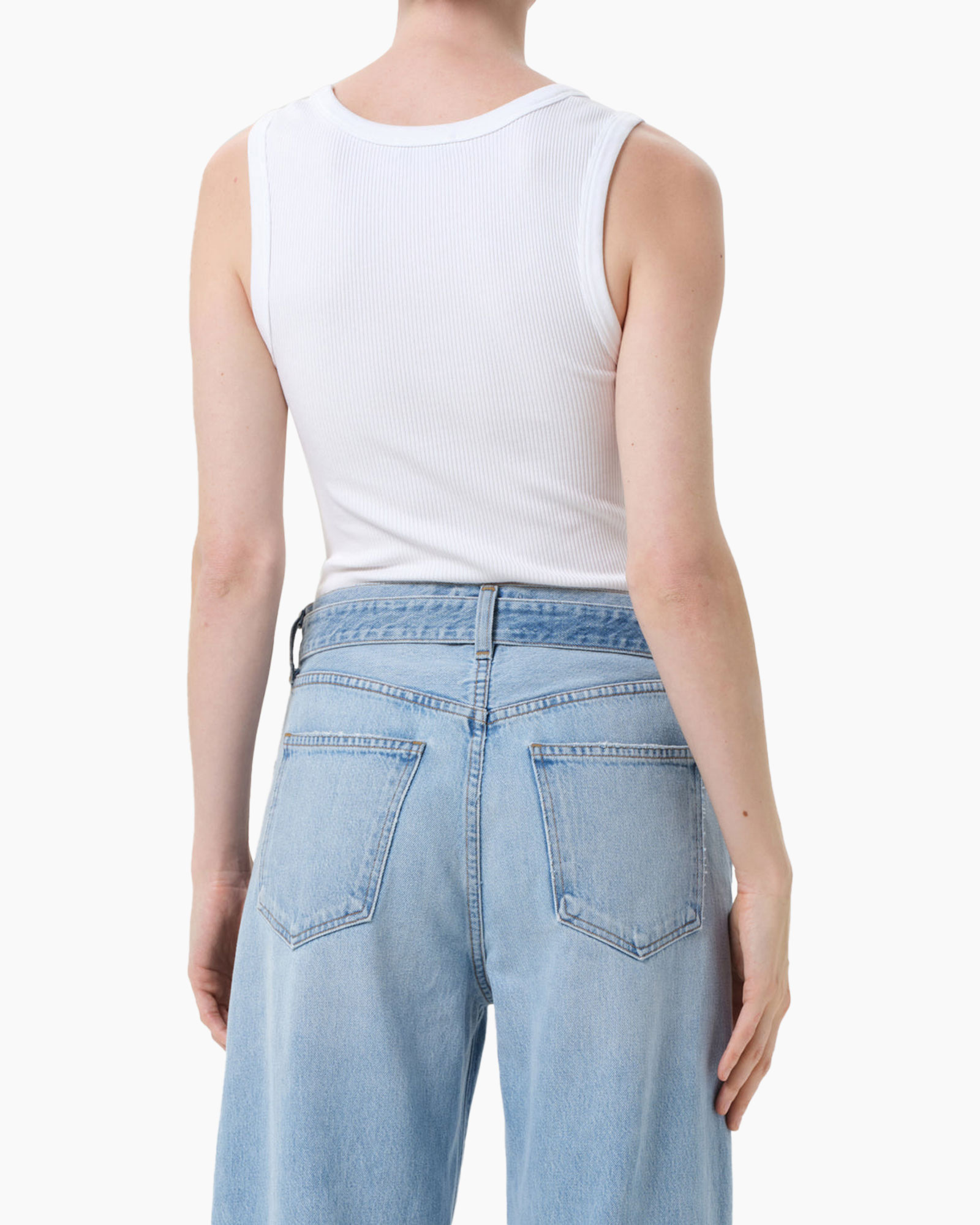 Pants, Jeans, Vest, Tank Top, Undershirt