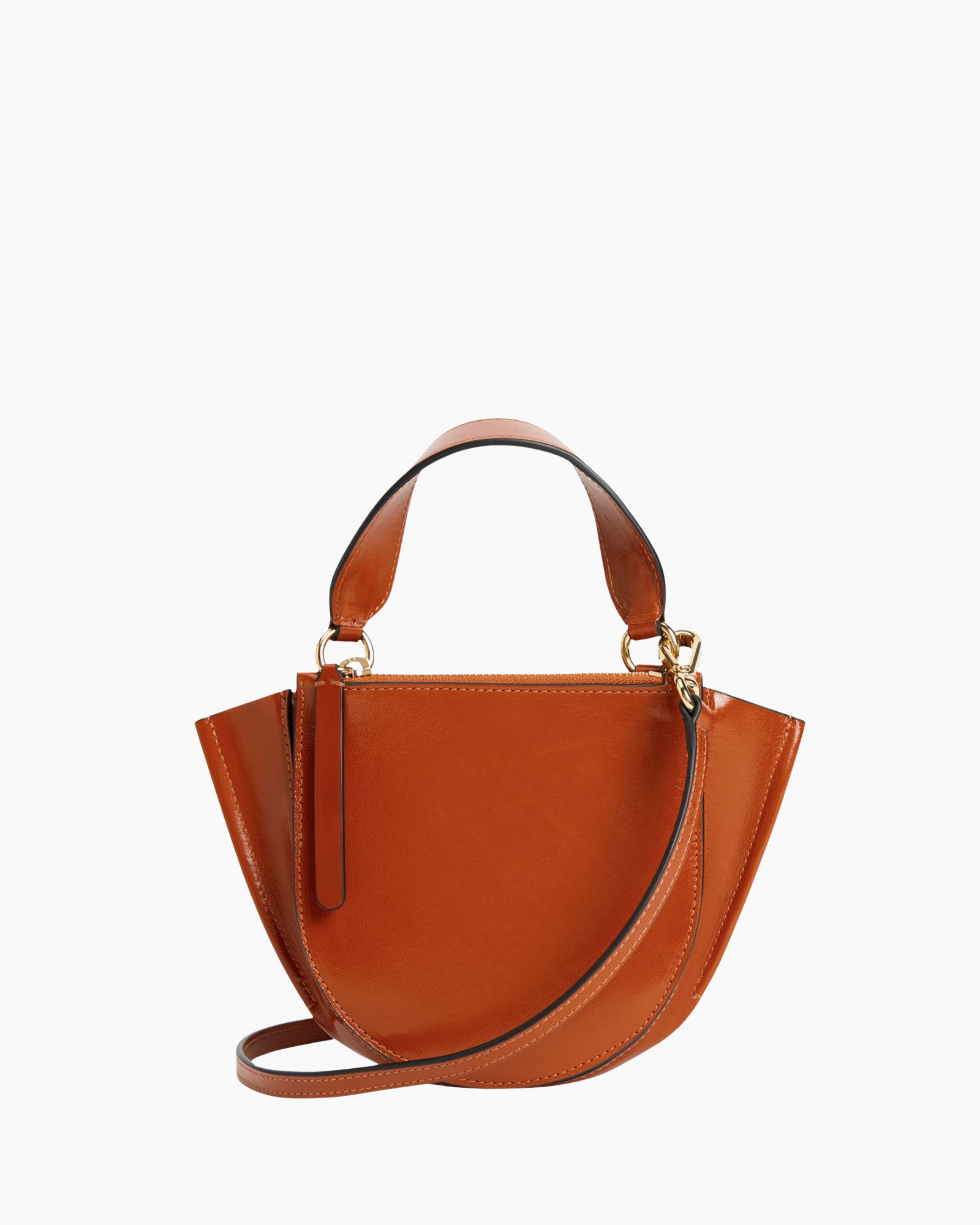 handbag, leather, brown, top-handle, satchel