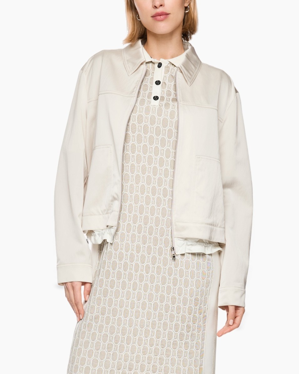 jacket, coat, outerwear, beige, zipper