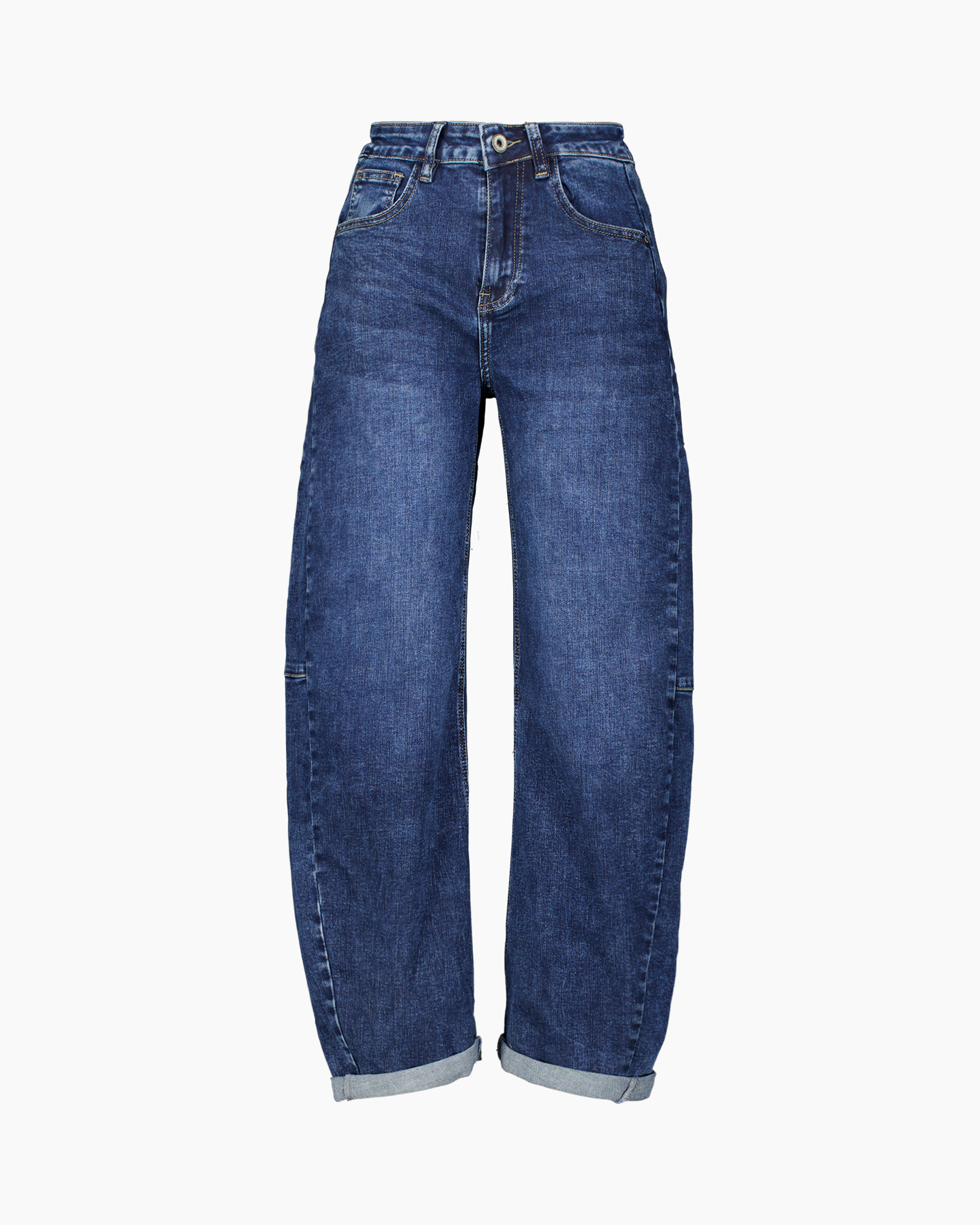 jeans, denim, blue, straight-leg, rolled-up-cuffs