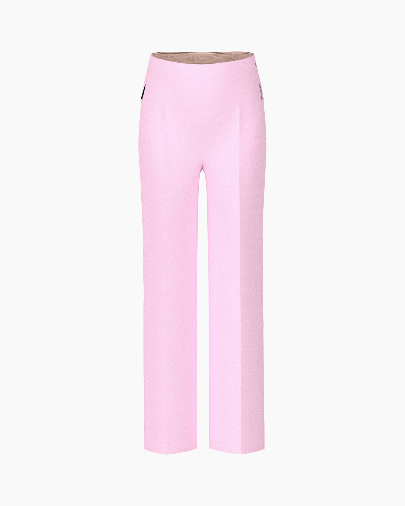 pants, trousers, pink, wide-leg, slim-fit