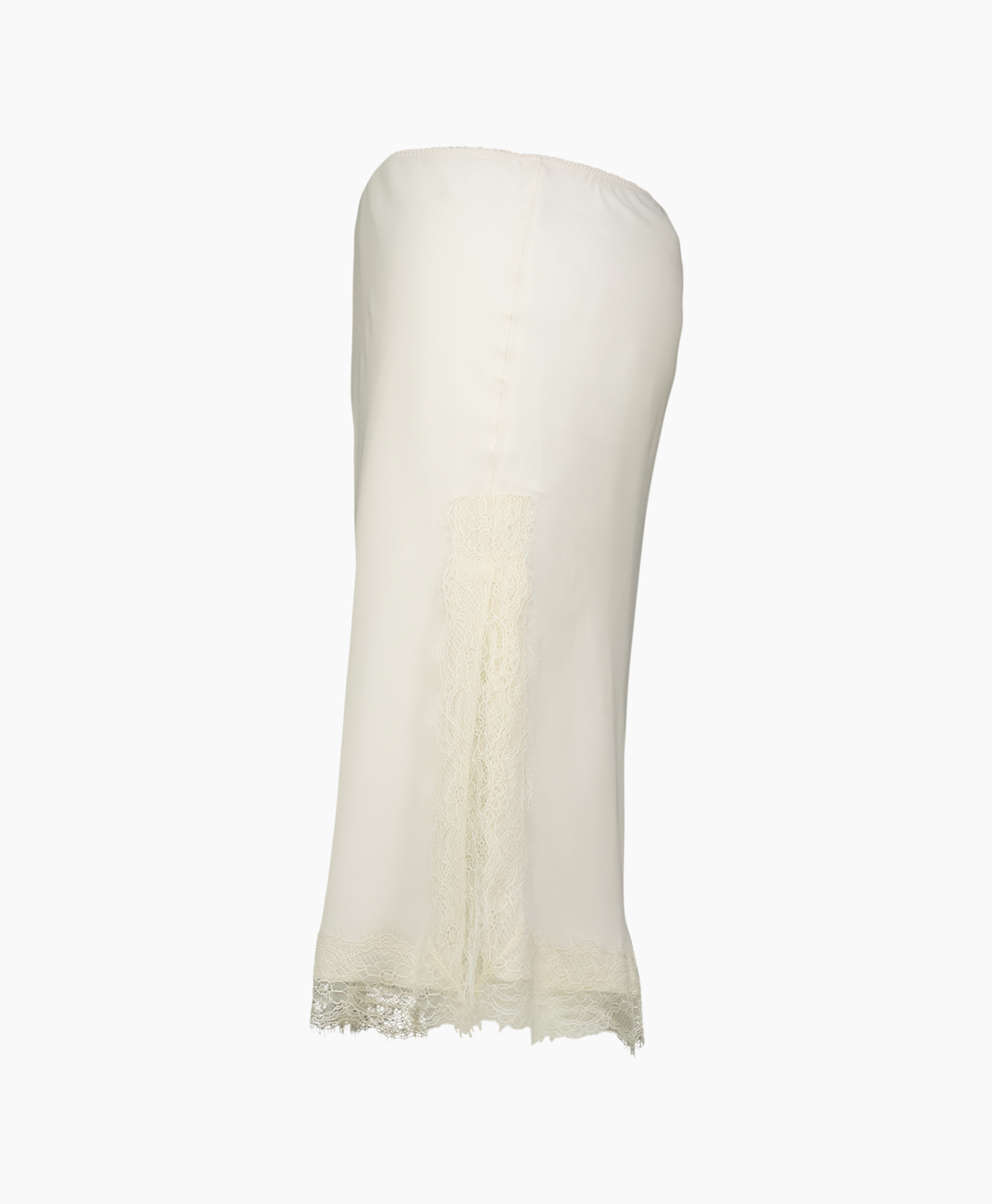 garment, slip, lace, cream, hem lace