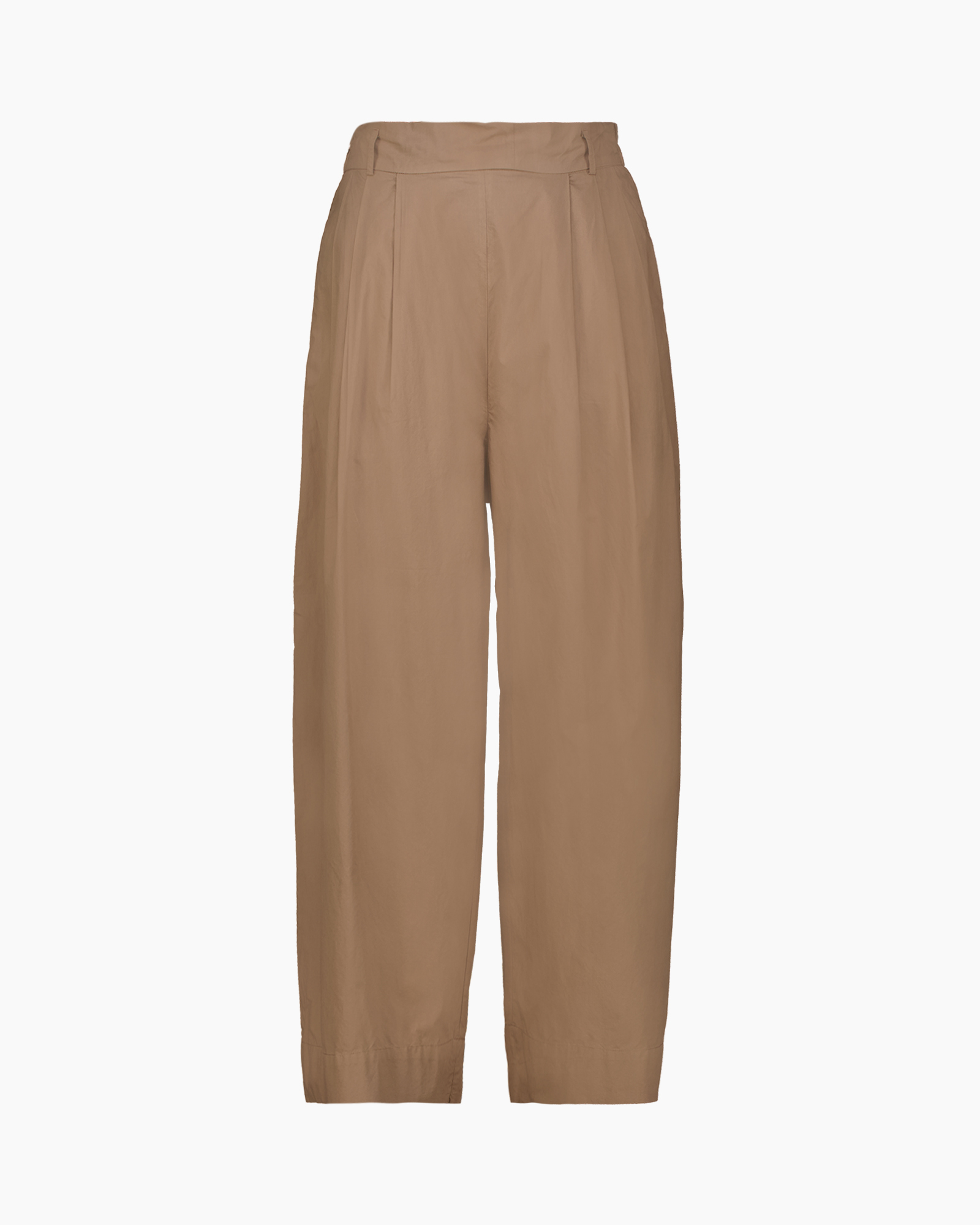 pants, trousers, beige, wide-leg, elastic-waist