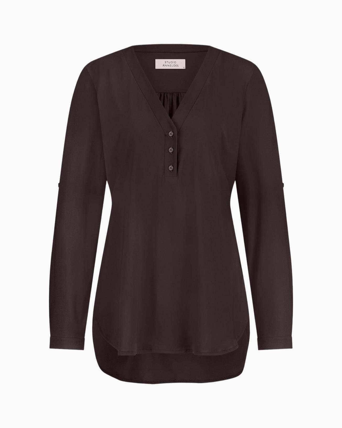 Blouse Evi Donker Bruin