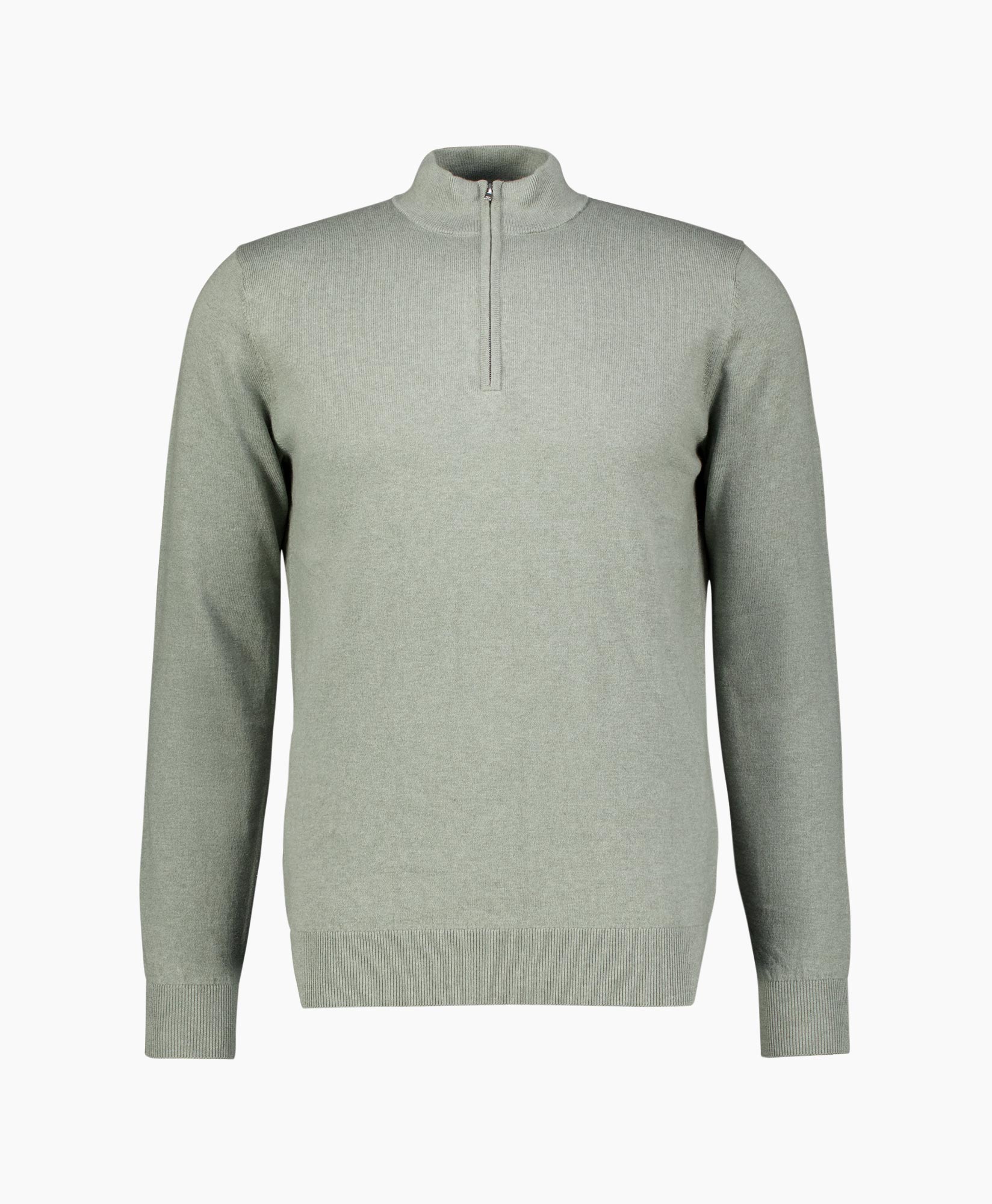 Sweater Half Zip Groen