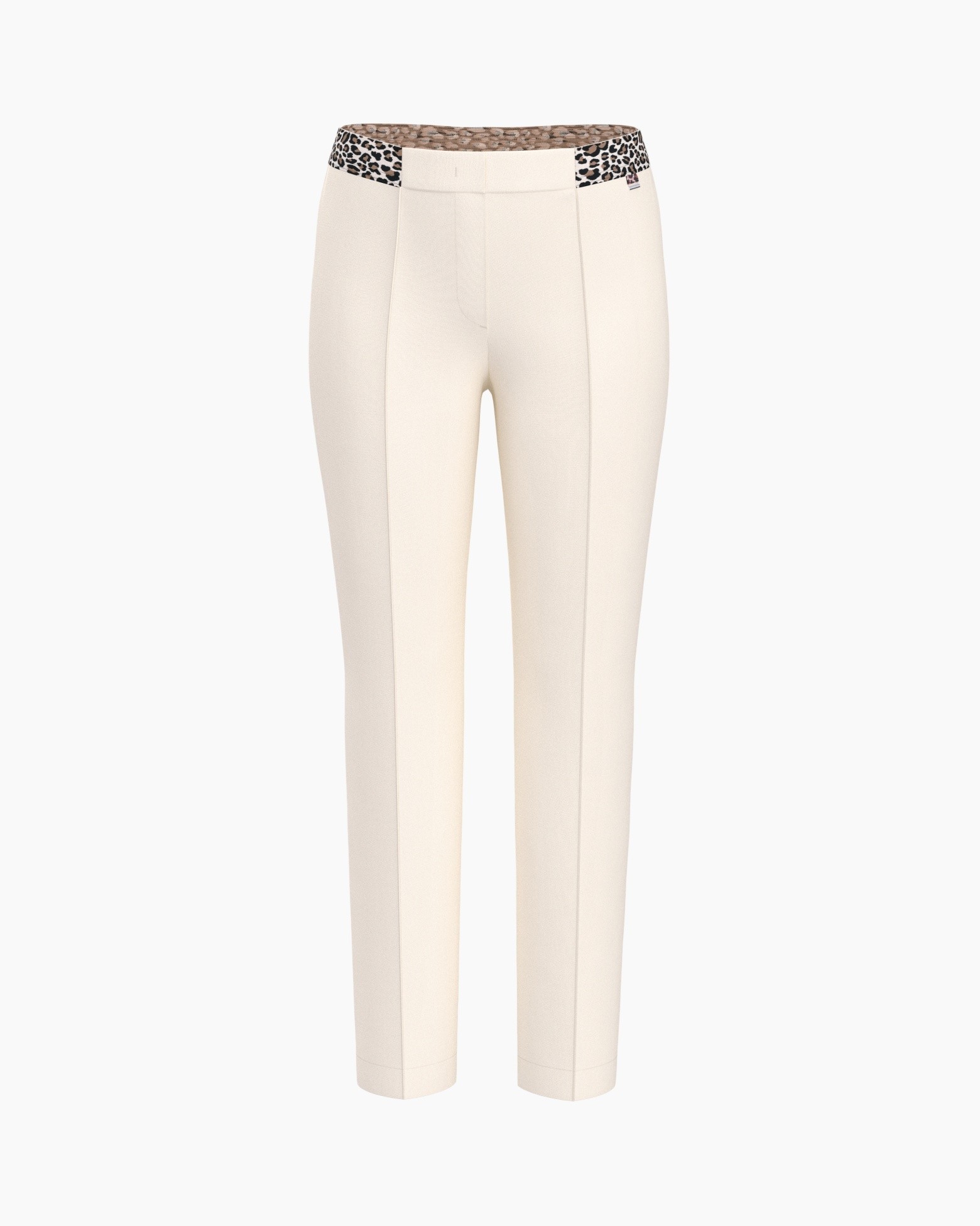 pants, beige, trousers, slim, leopard-contrast