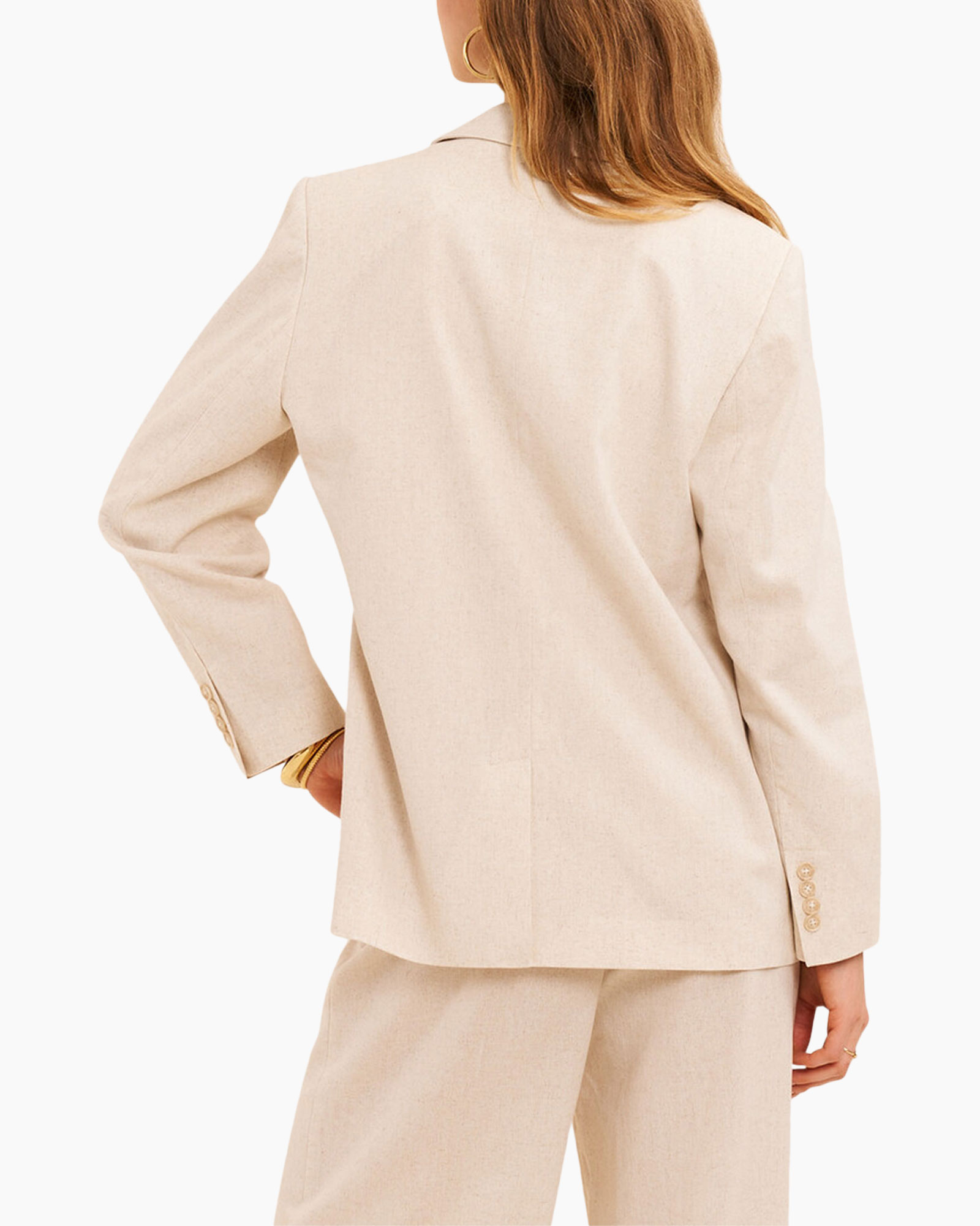 blazer, women, beige, suit, jacket