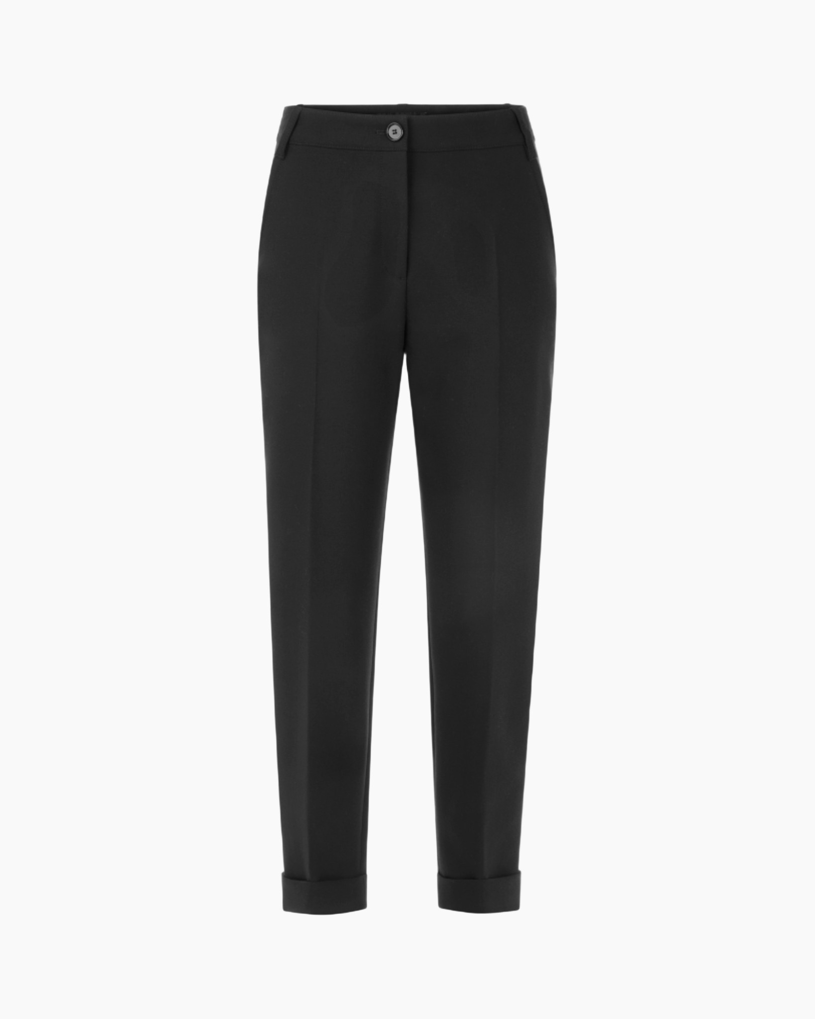 trousers, pants, black, slim, ankle-length
