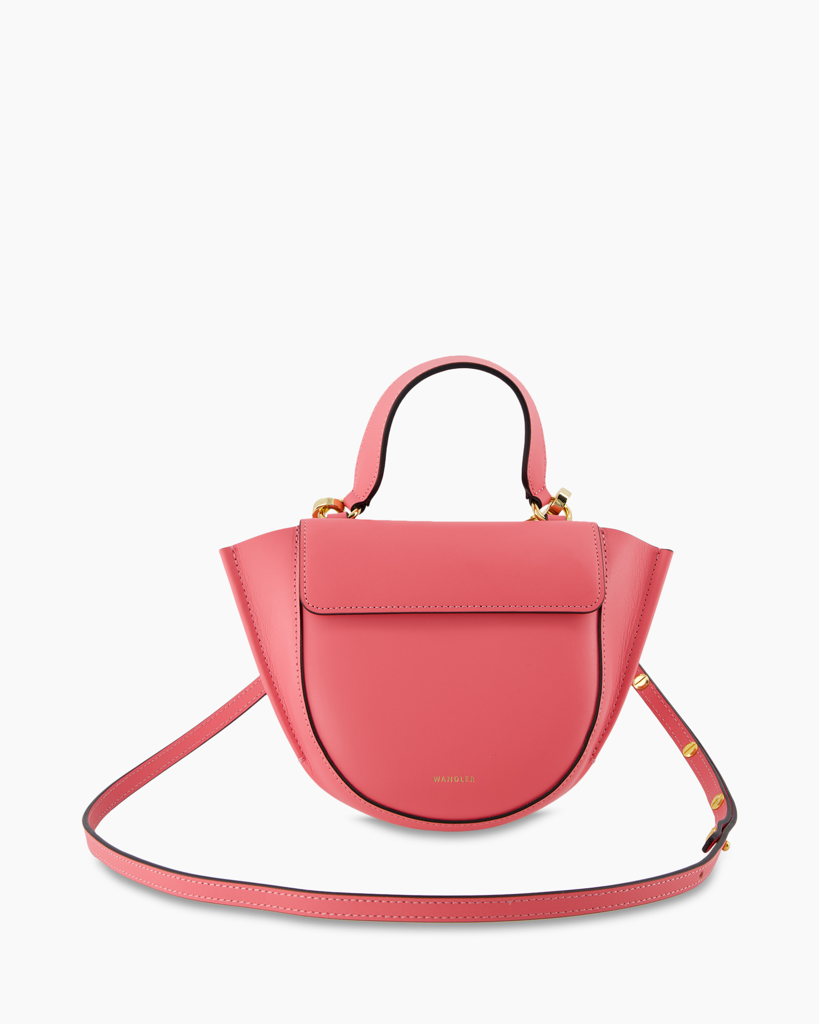 handbag, pink, crossbody, mini, leather