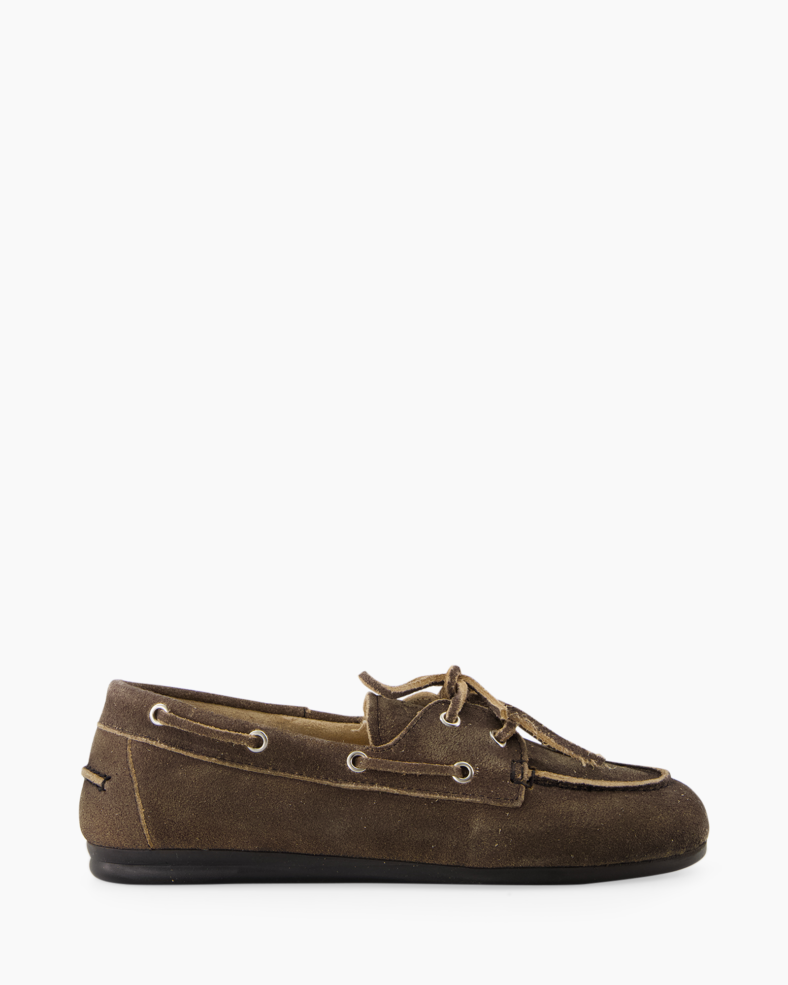 Loafer Boat Brushed Suede Grijs