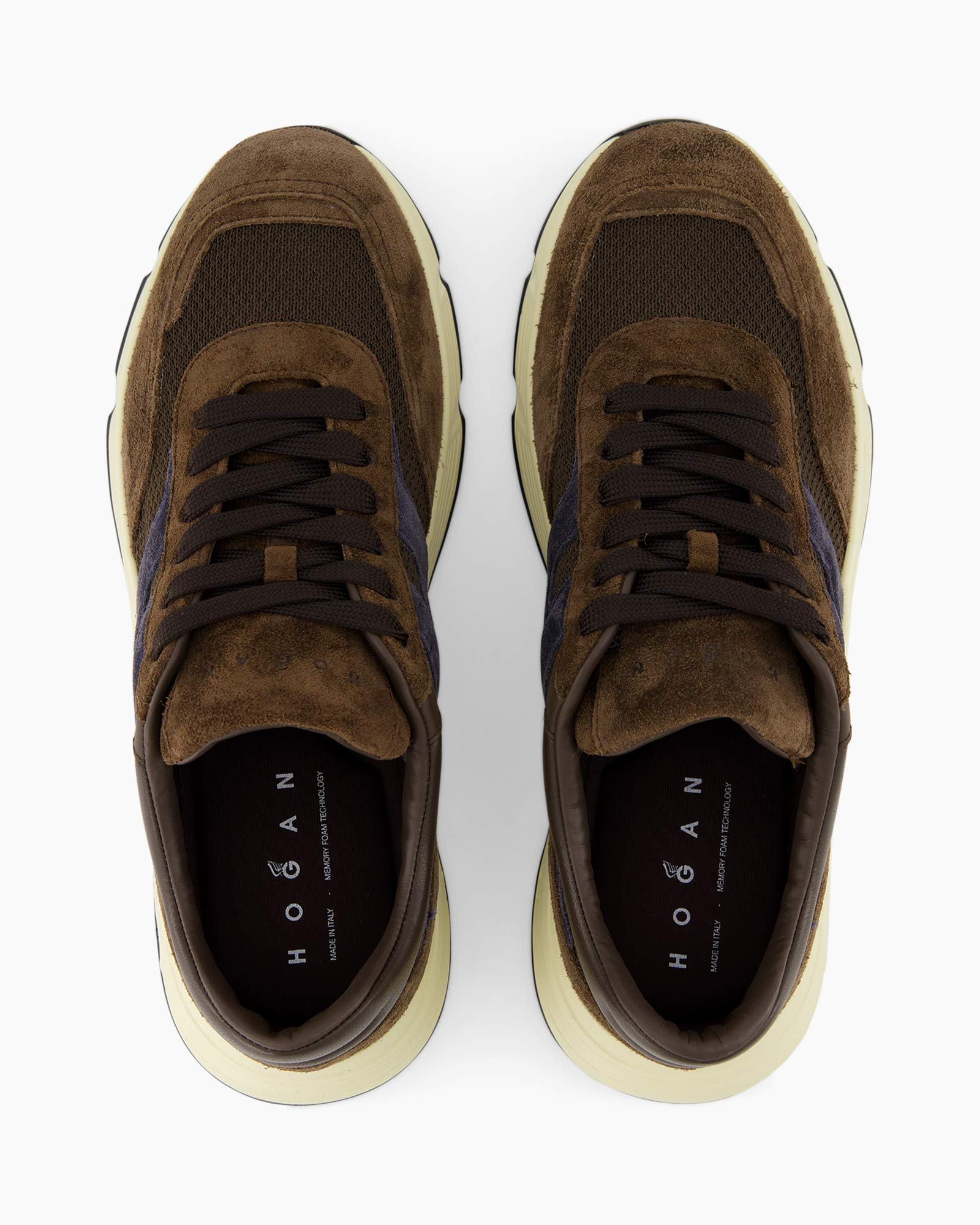 sneakers, brown, athletic, laces, mesh