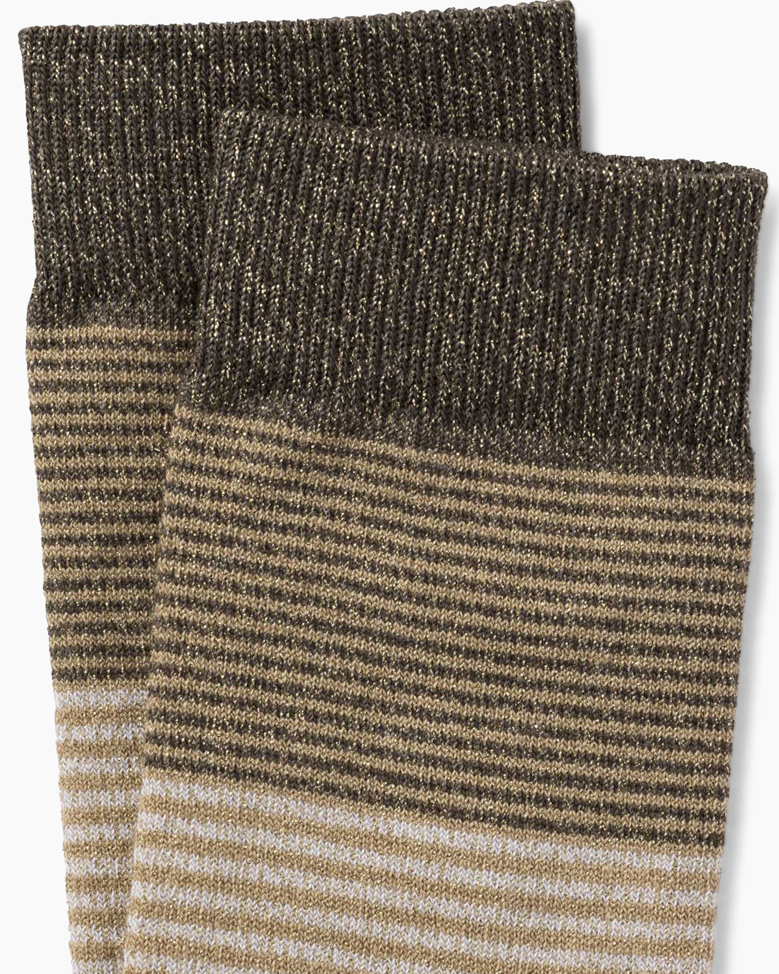 socks, knit, stripe, multi-tone, cotton blend