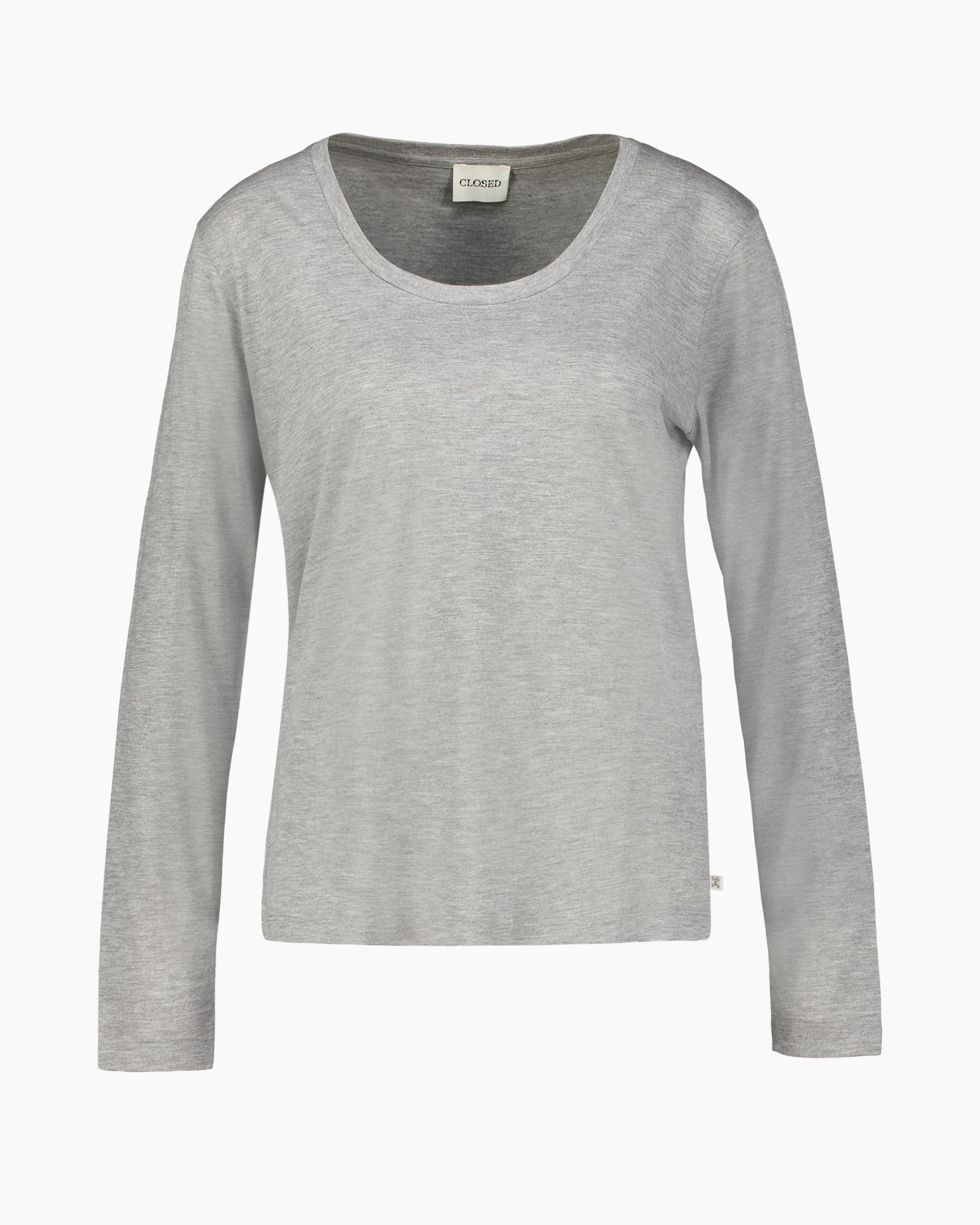 Longsleeve Round Neck Licht Grijs