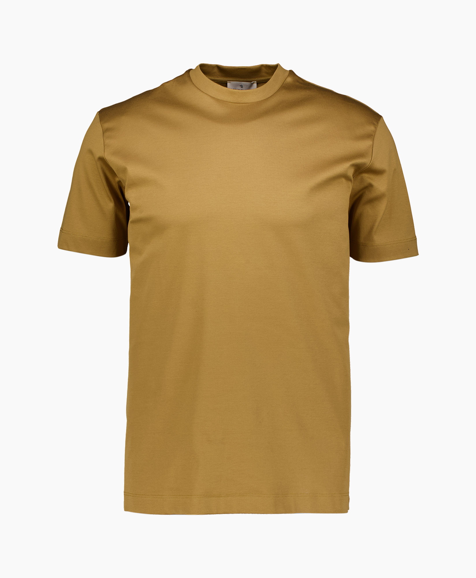 T-shirt Interlock Supima Caramel