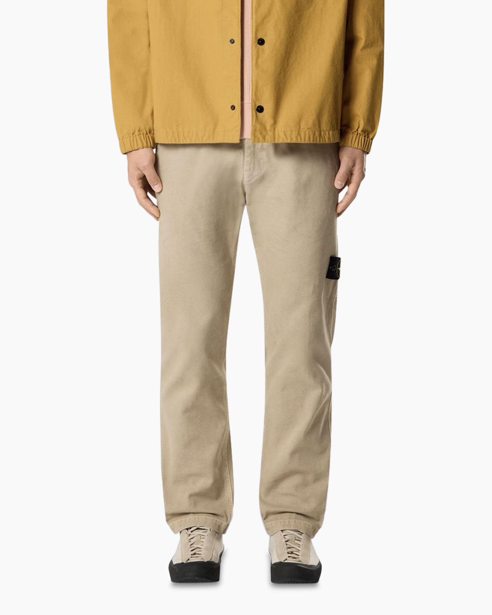 Coat, Khaki, Pants, Man, Person