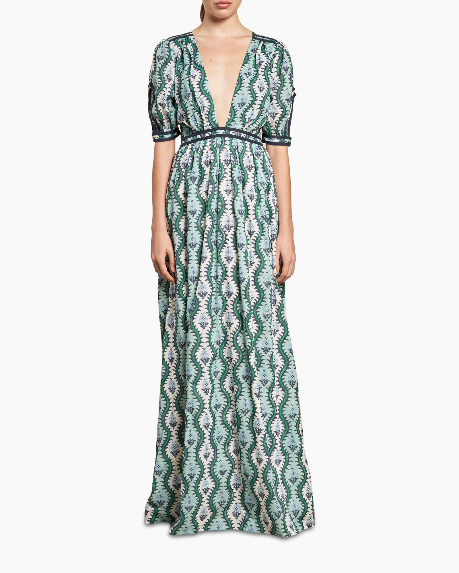 Maxi Jurk Ivy Gown Blauw