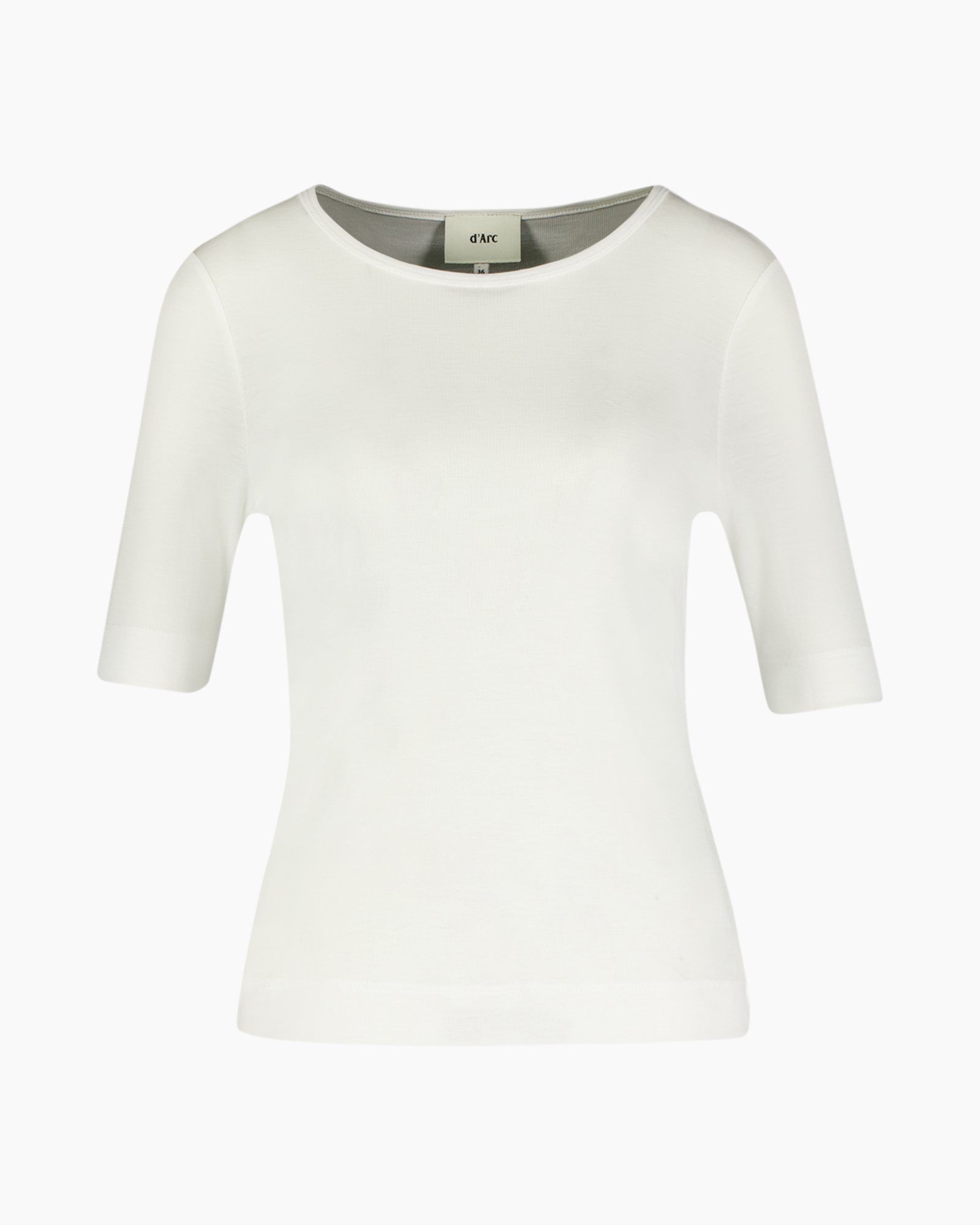 top, t-shirt, short sleeve, knit, white