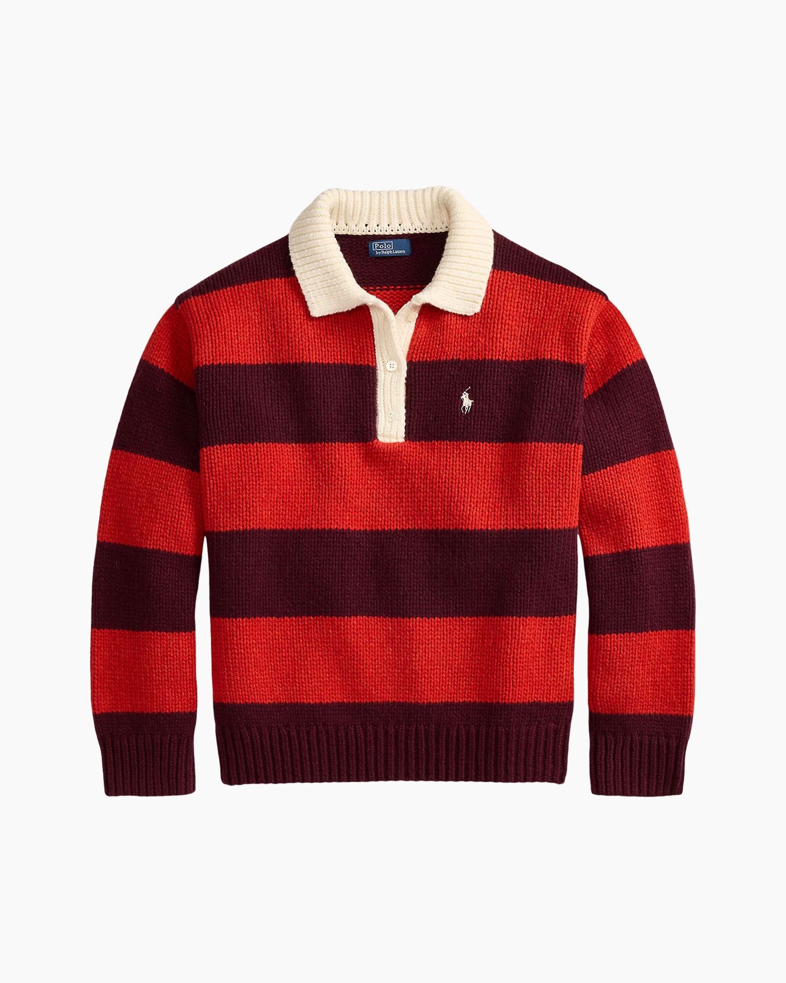 sweater, pullover, striped, crewneck, knit