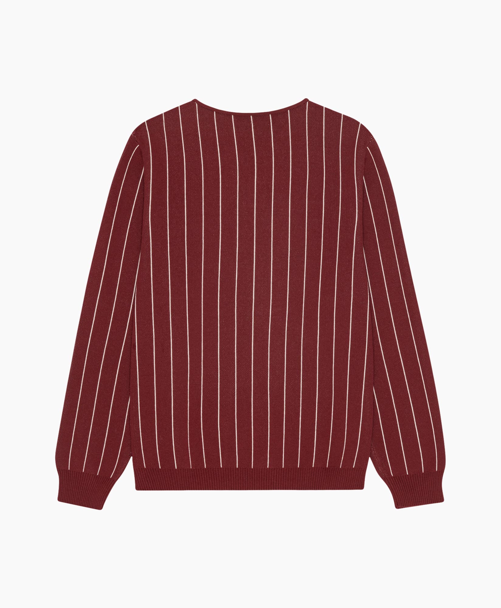 longsleeve, striped, maroon, collared, polo