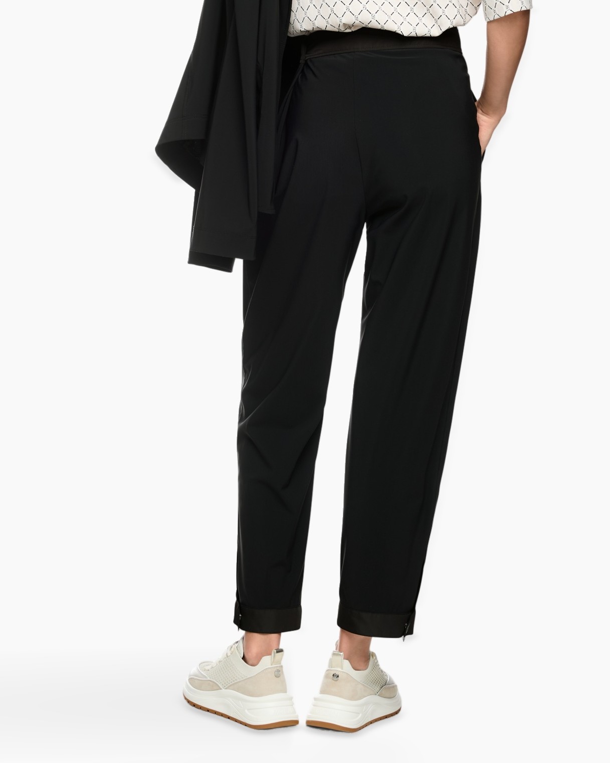 pants, black, trousers, ankle-length, casual sneakers