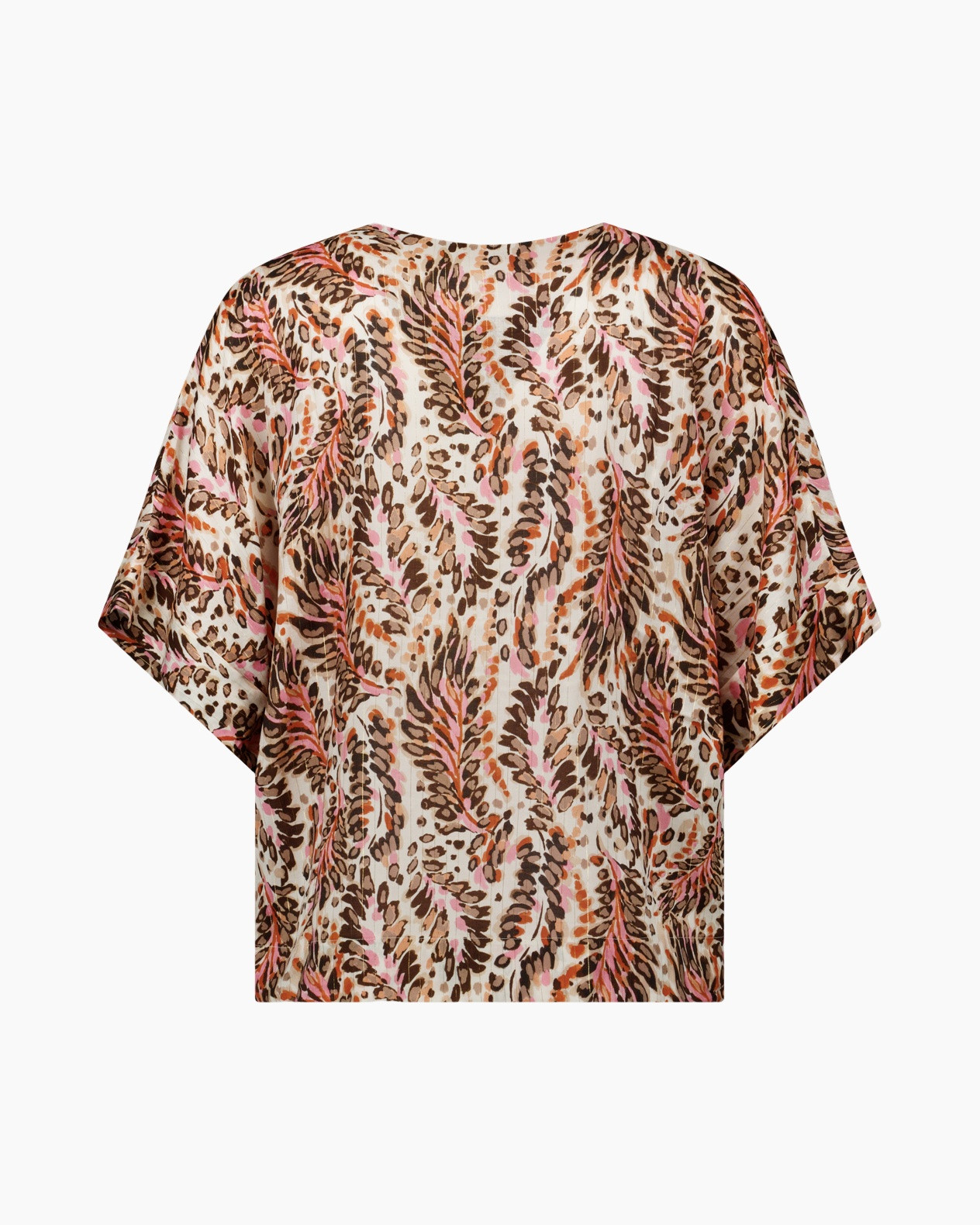 top, blouse, pattern, leopard, abstract