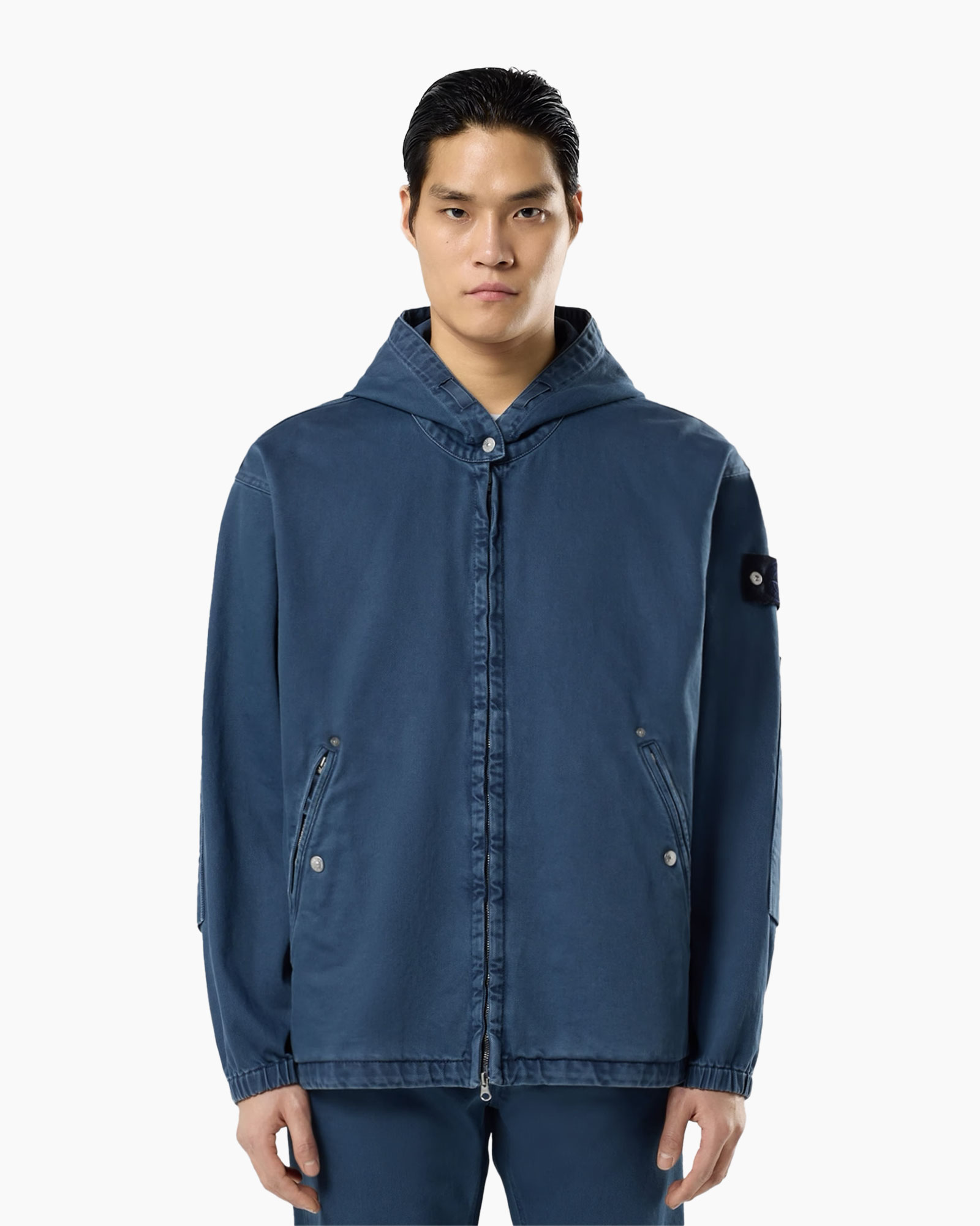 hoodie, jacket, blue, zipper, pocket