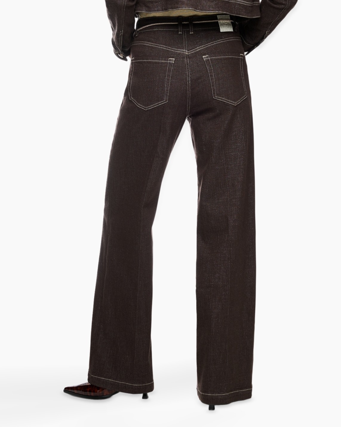 pants, trouser, denim, darkwash, wideleg