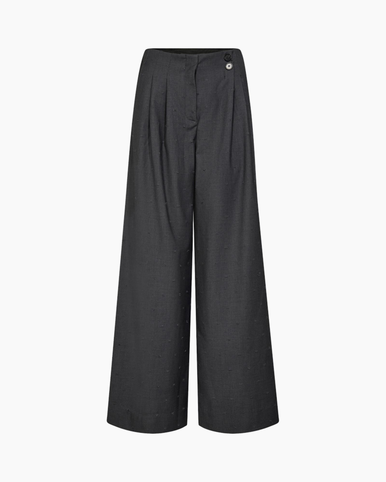Pantalon Saga Cc Pleat Zwart