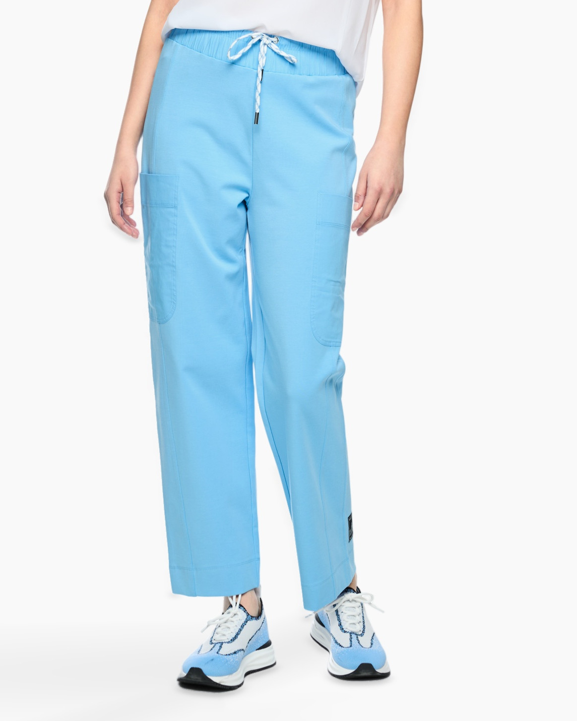 scrubs, pants, drawstring, pockets, light-blue