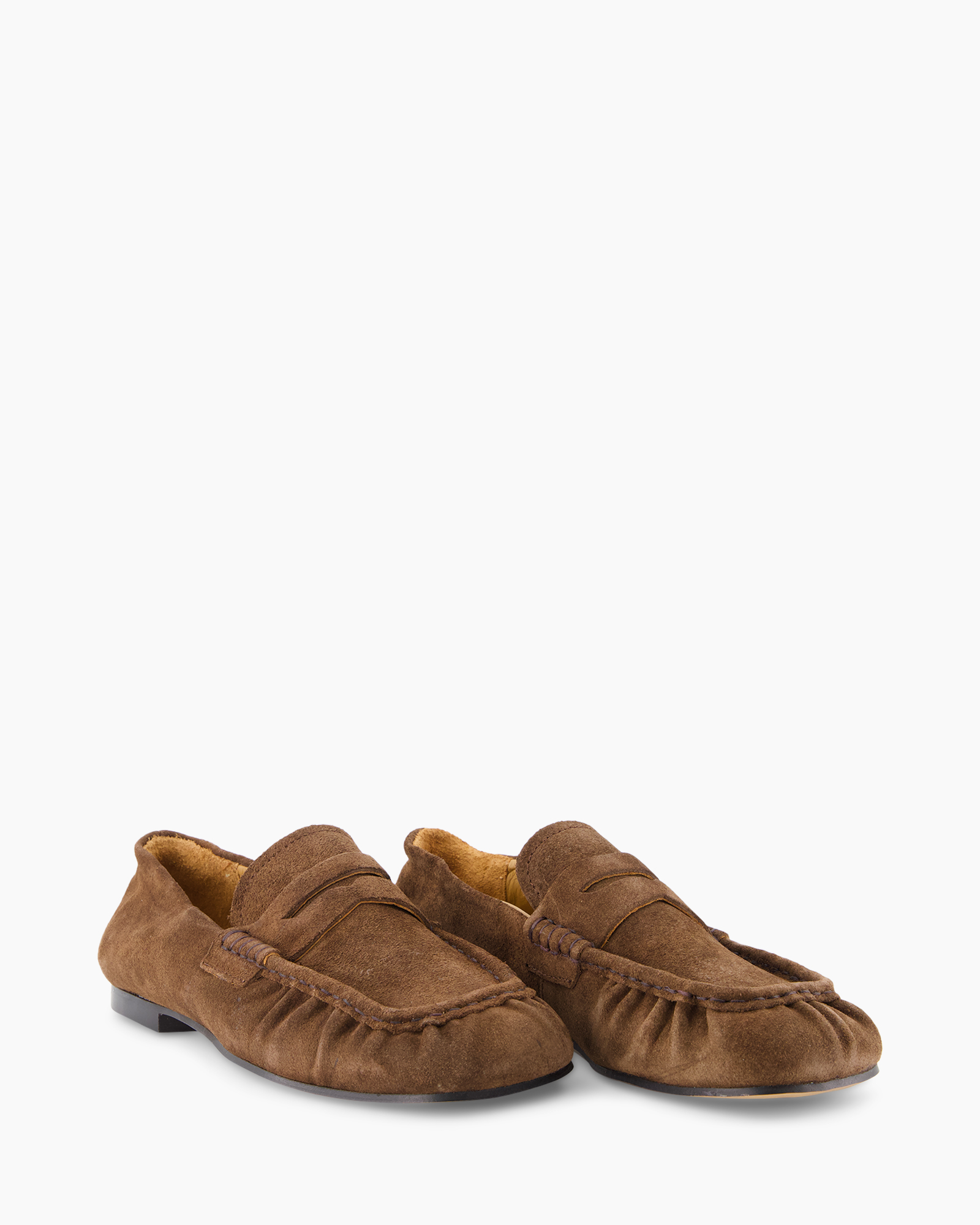 loafers, suede, brown, slip-on, moccasin