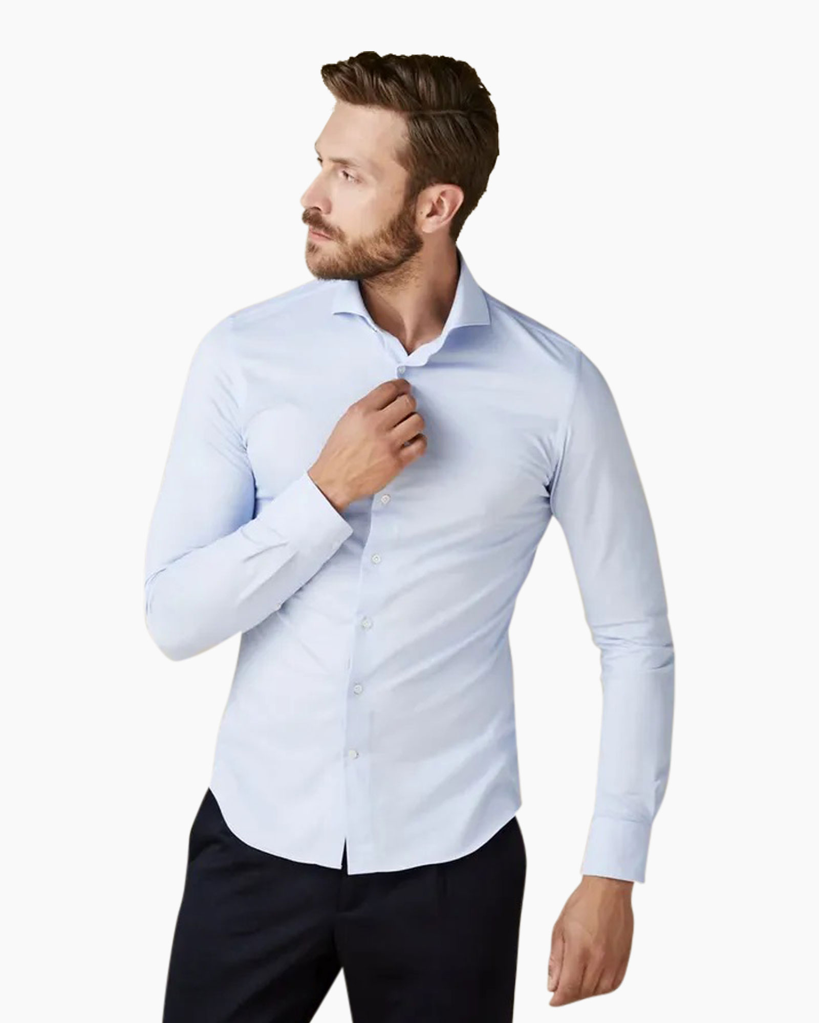 Overhemd X Cutaway S Blauw