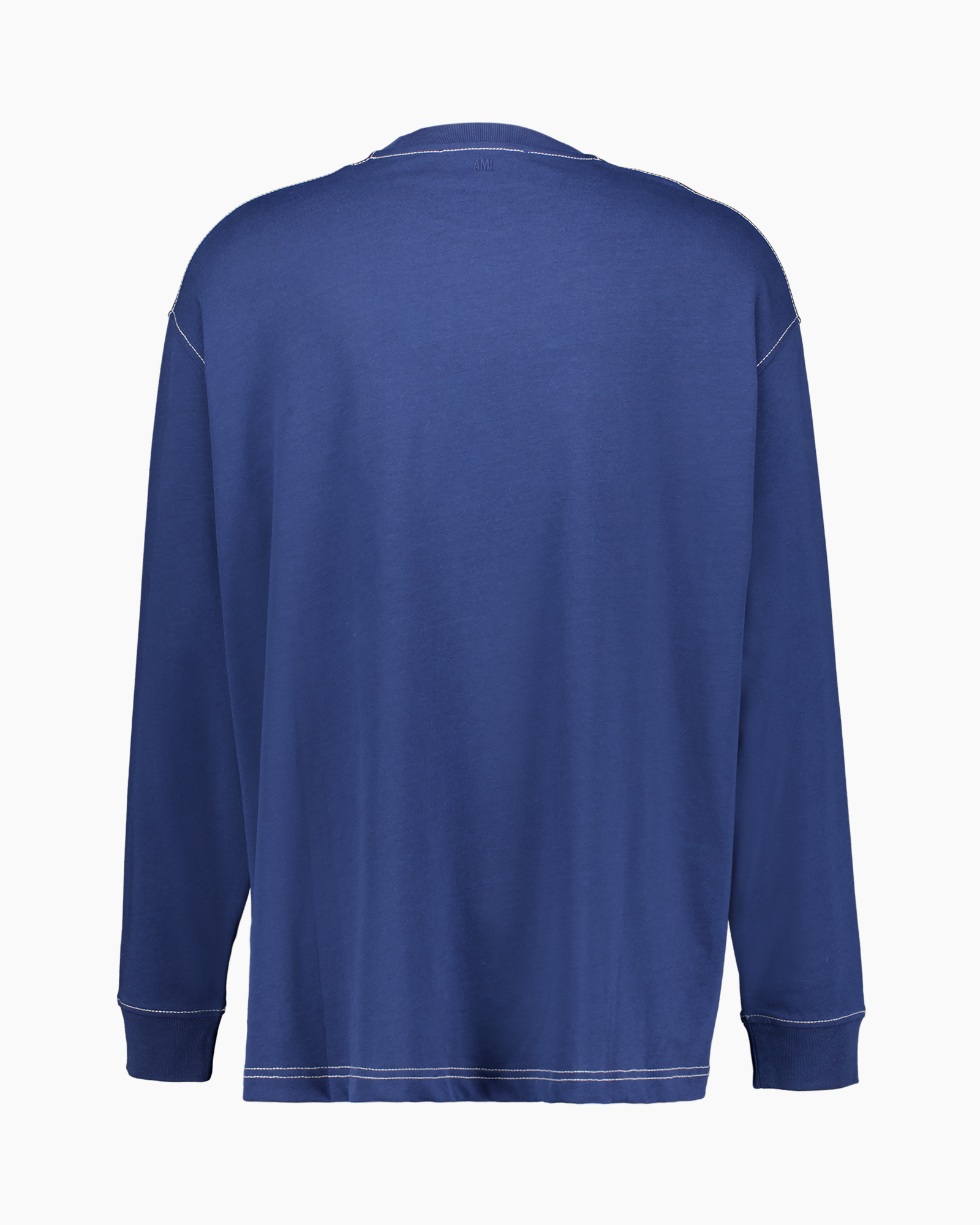 sweatshirt, pullover, long-sleeve, blue, embroidery
