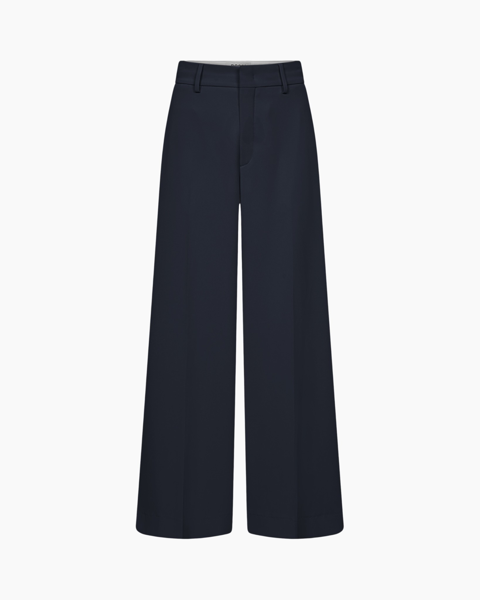 pants, trousers, wide-leg, navy, formal