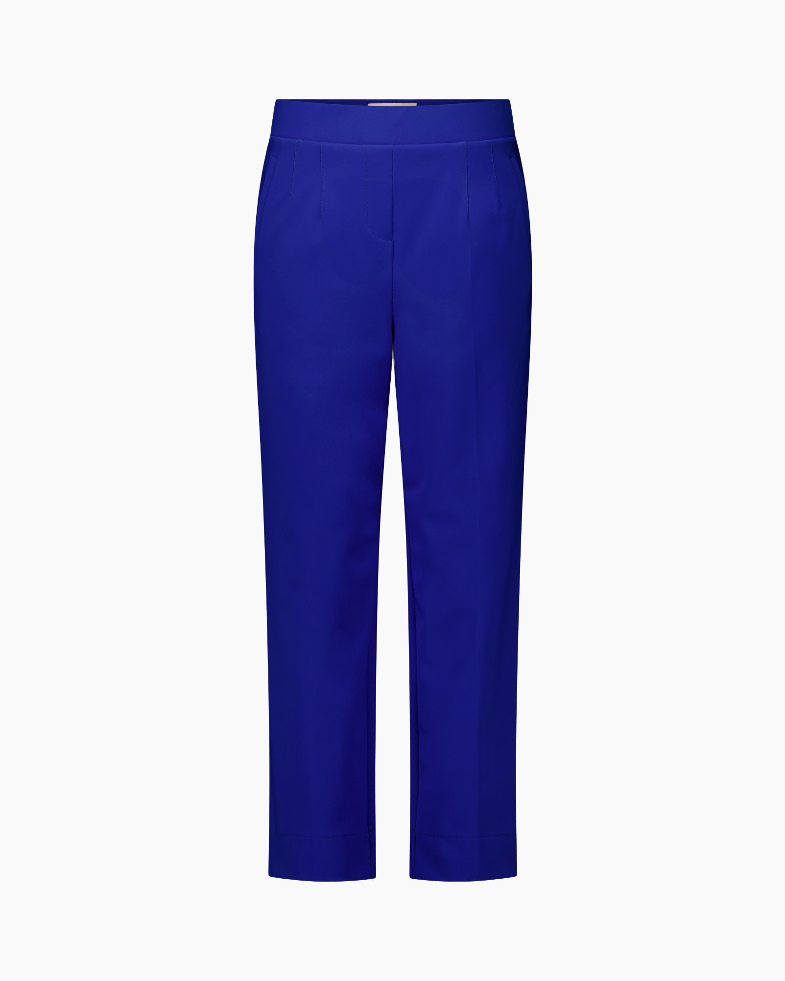 pants, blue, slim, ankle-length, casual