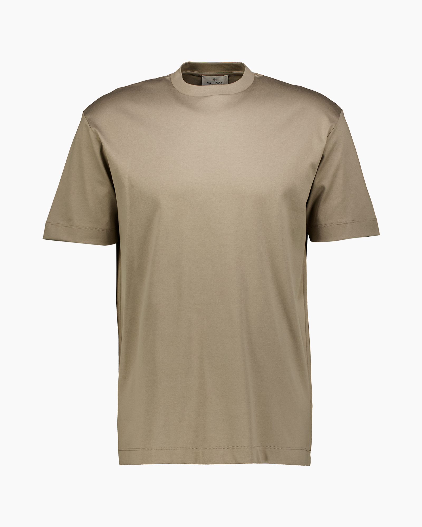 T-shirt Interlock Supima Taupe