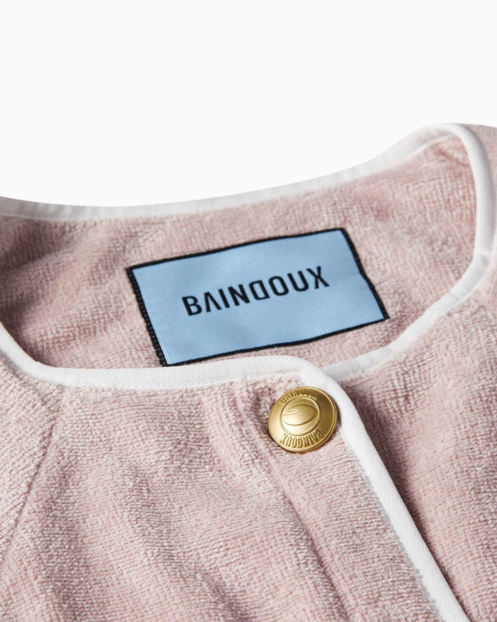 blazer, pink, velvet, gold button, collar