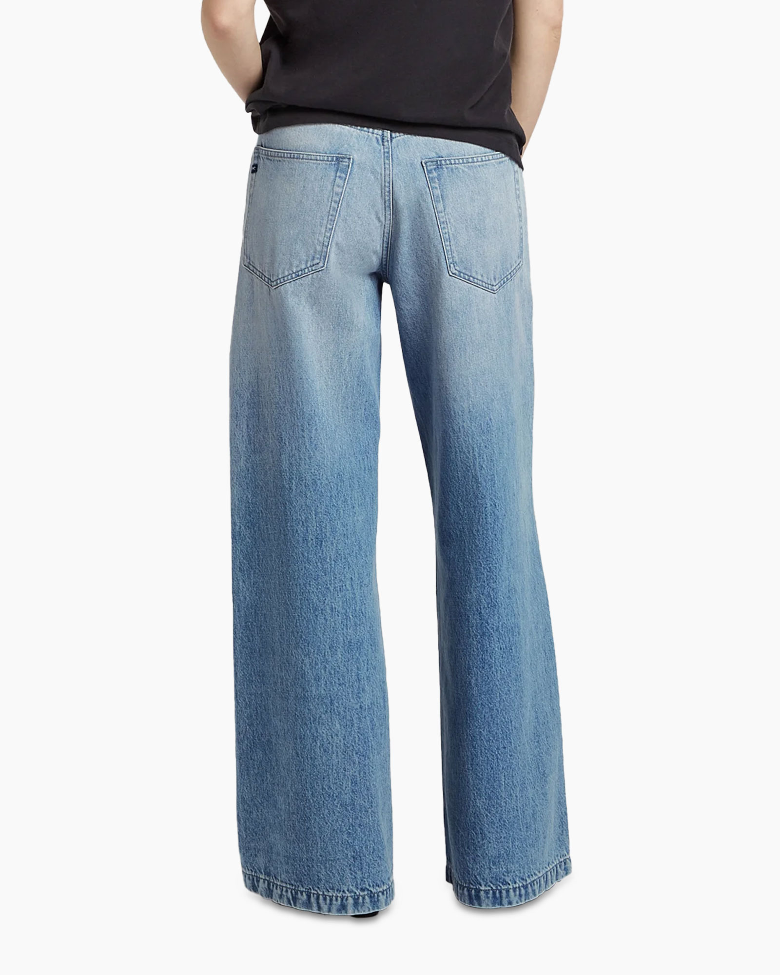 wide-leg jeans, light wash, denim, high-waist, pocketed, wide-leg jeans, light wash, distressed look, high-waisted, denim trousers