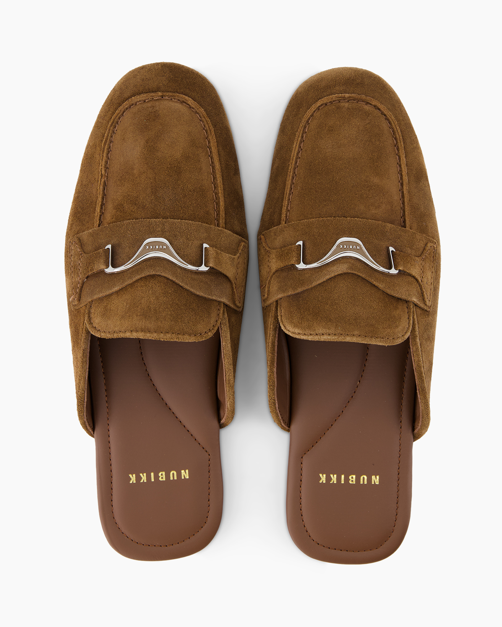 loafer, slip-on, moccasin, suede, brown