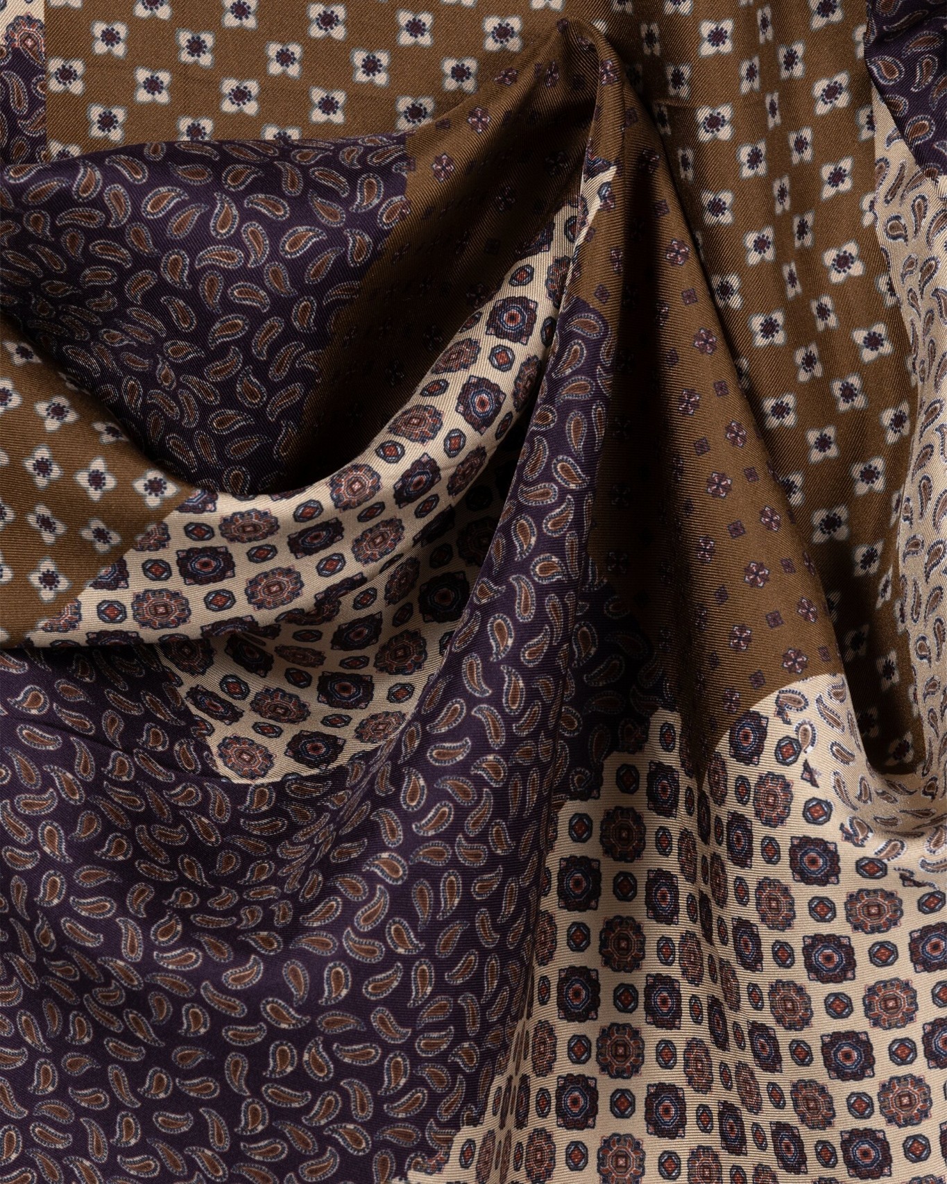 scarf, paisley, patterned, multicolor, fabric
