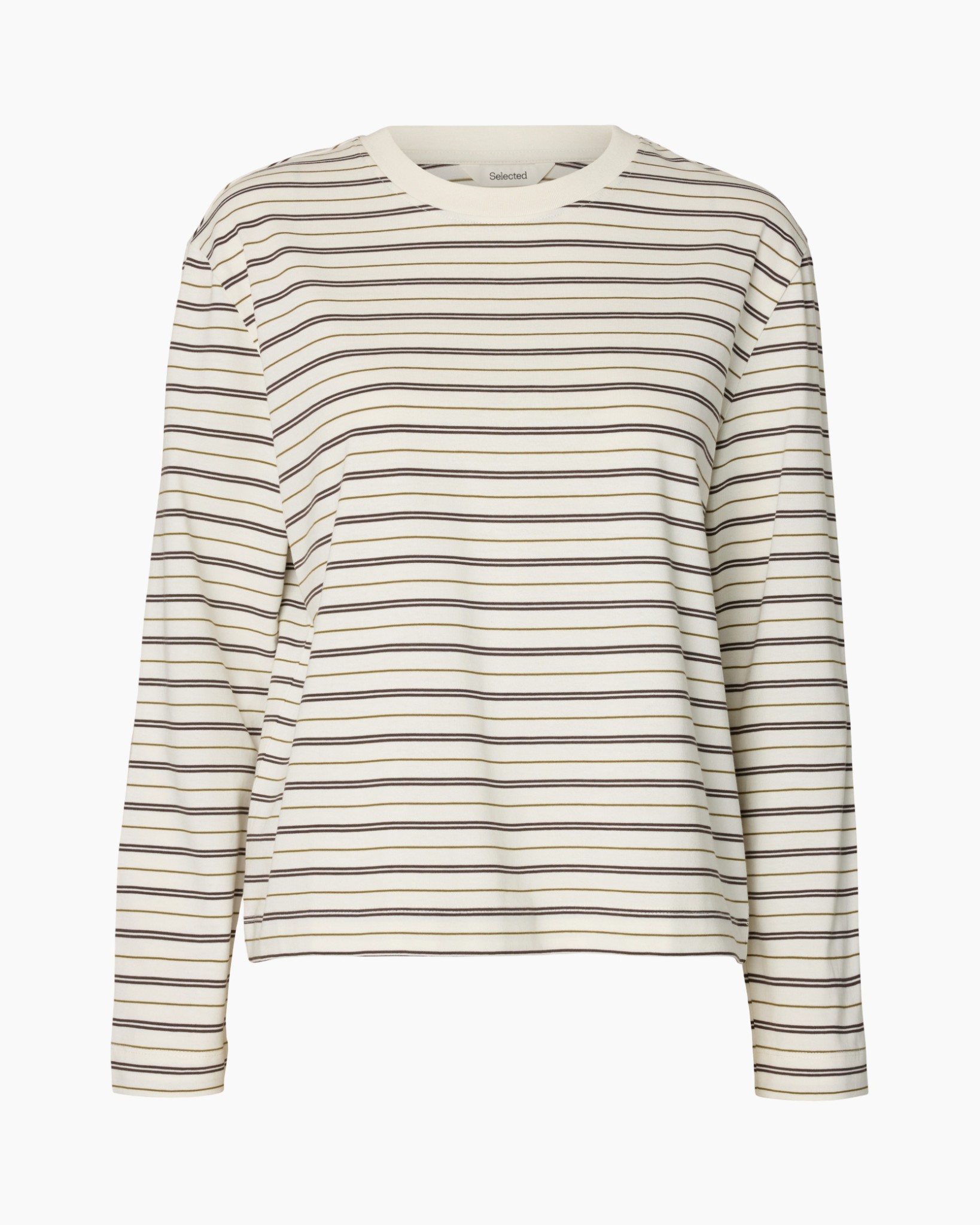 stripe, striped, longsleeve, crewneck, top