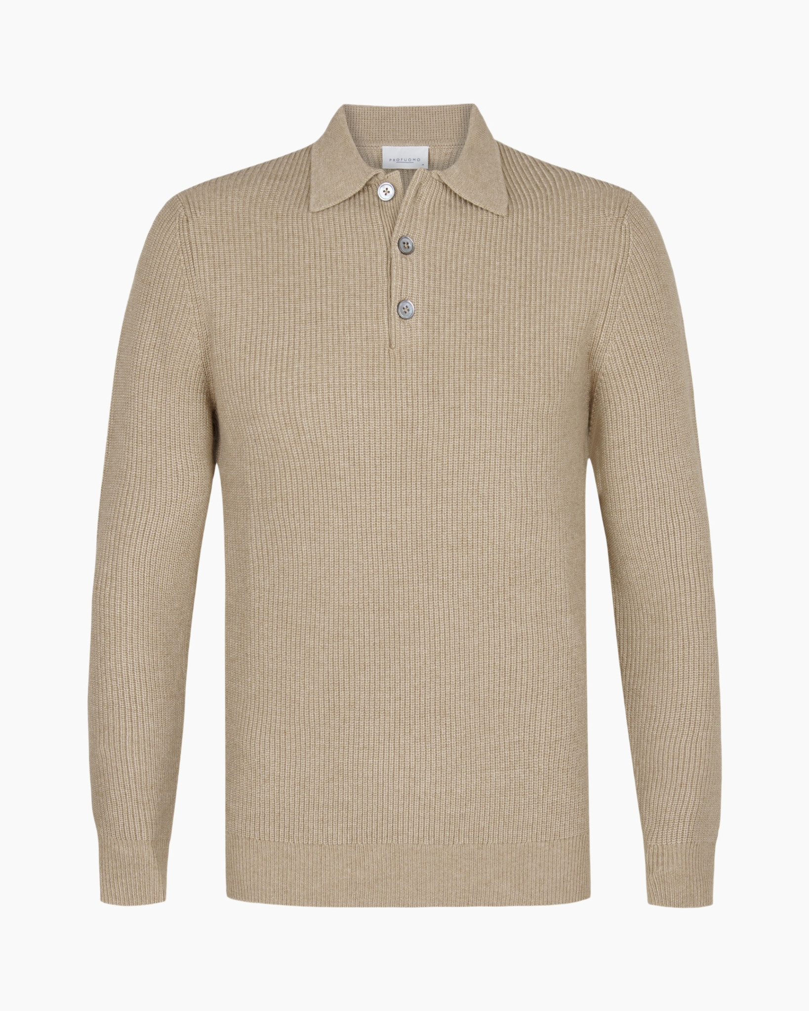 Trui Polo Ls Beige