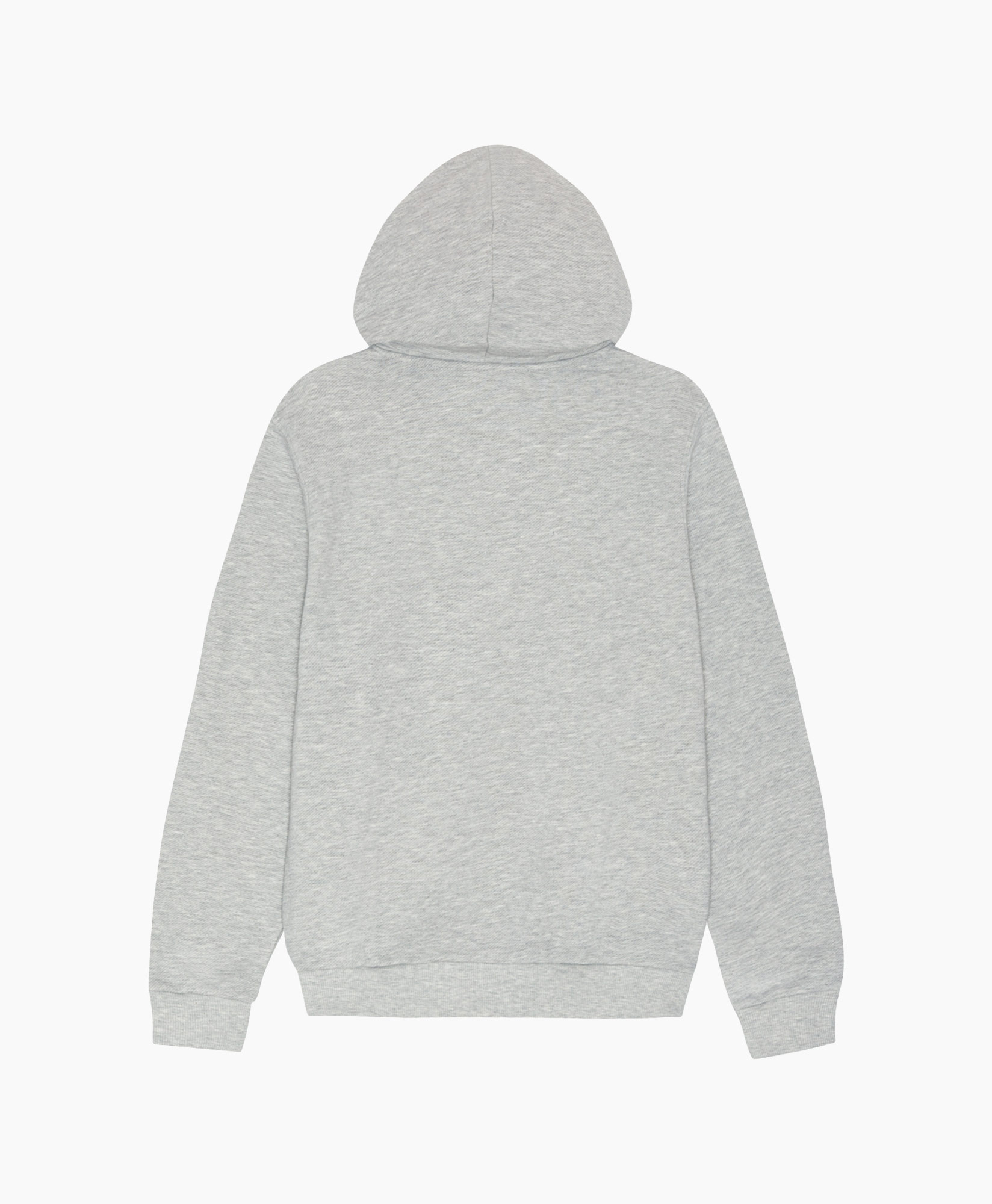 hoodie, hooded sweatshirt, gray, back view, long sleeves