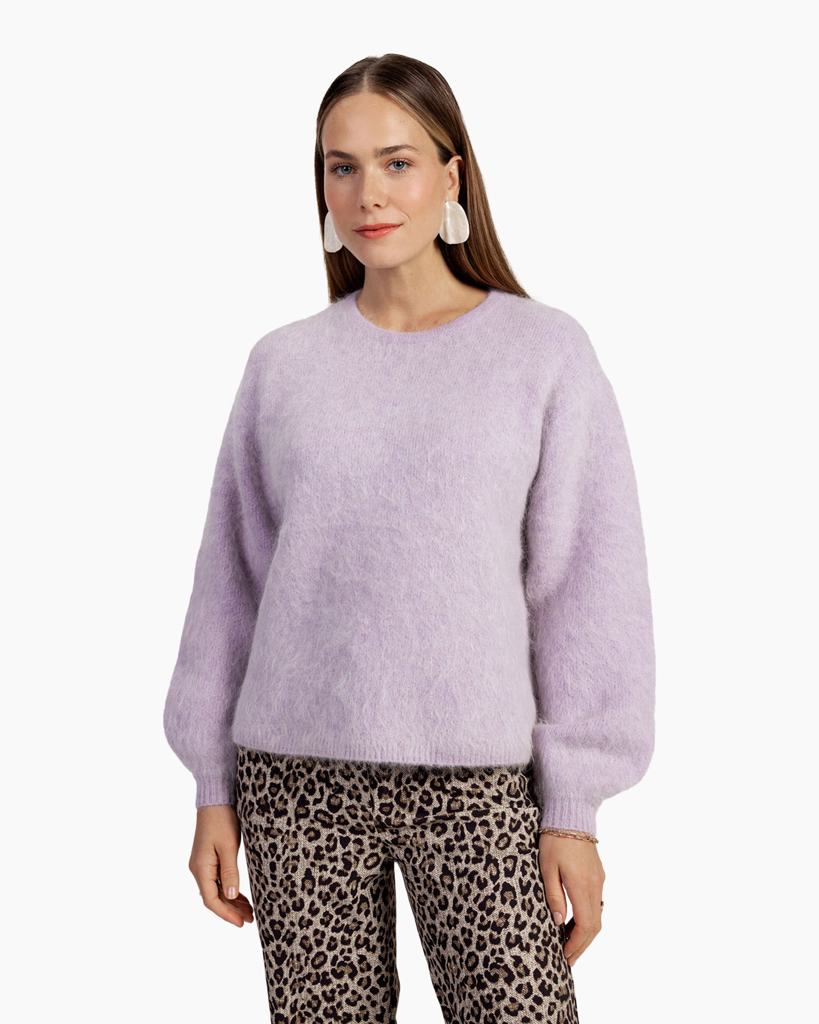 Pullover Lisette Furry Pullover Lila
