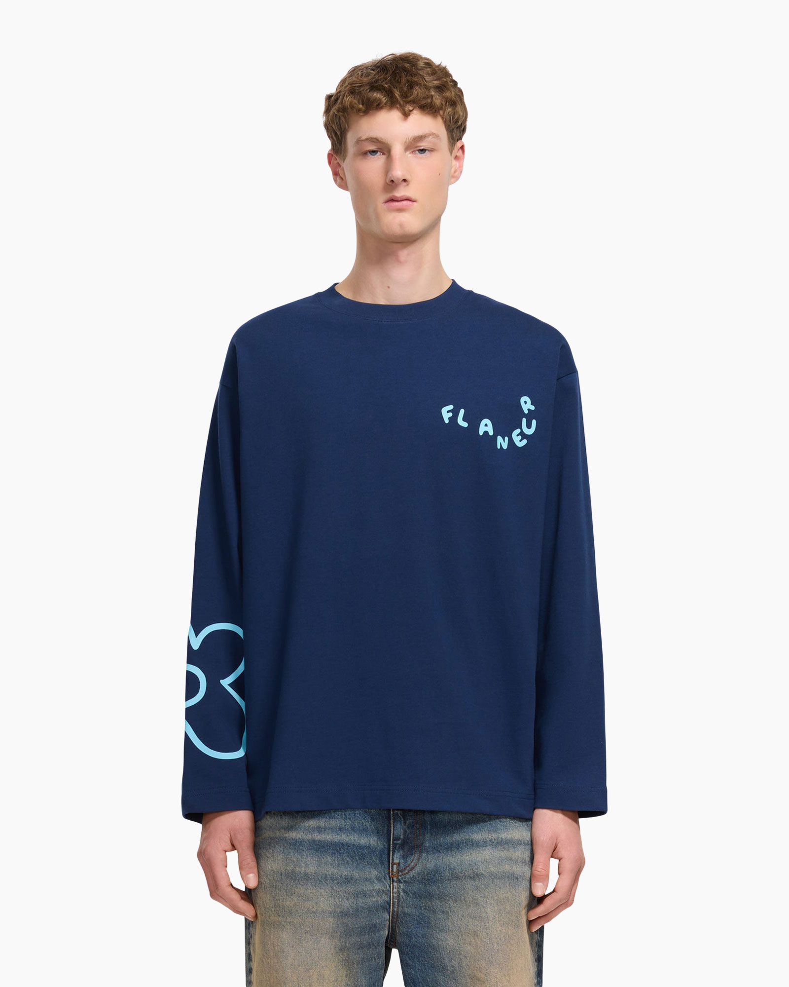 longsleeve, navy, graphic, blue, soft-cotton