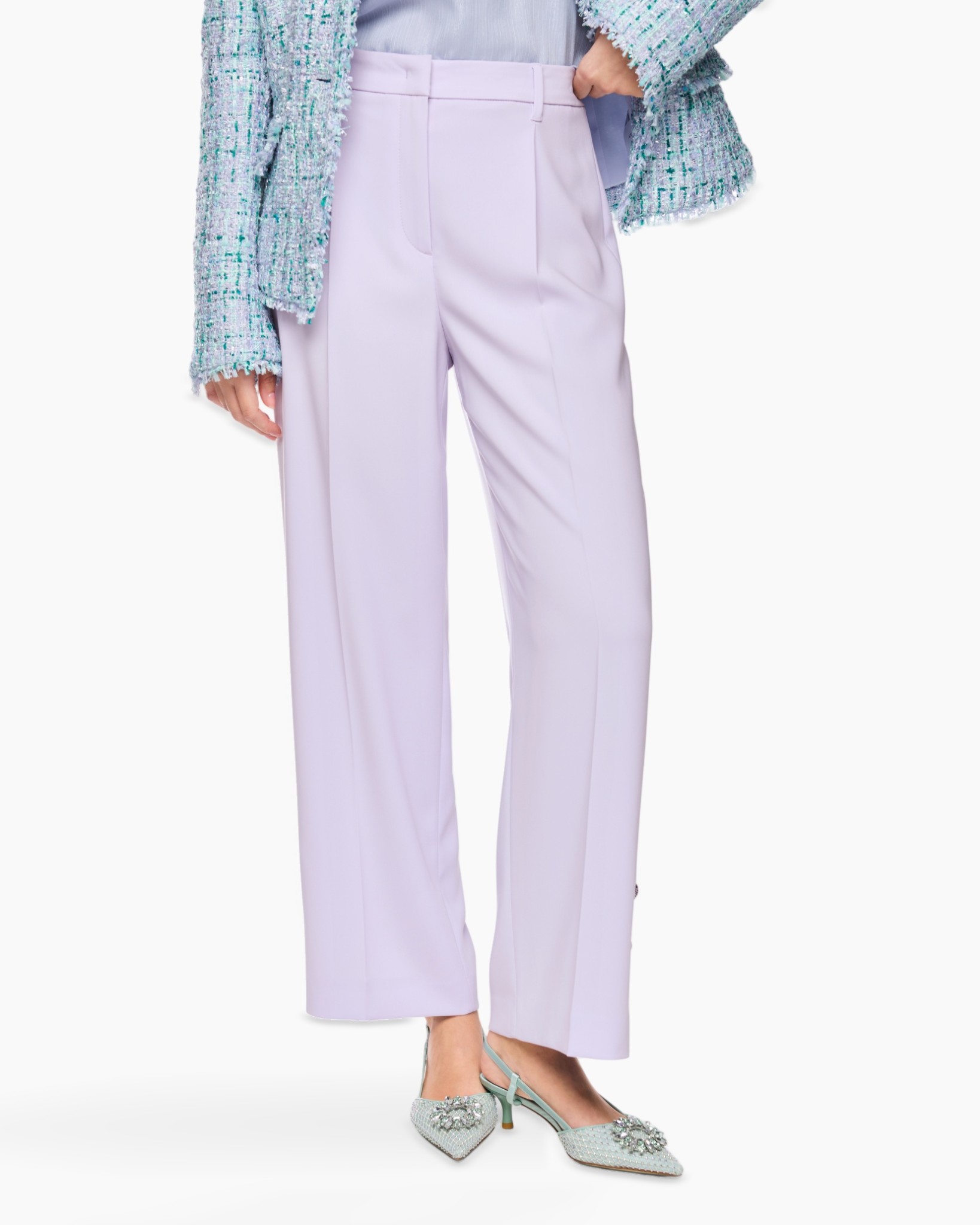 Broek Bg 81.03 W19 Paars