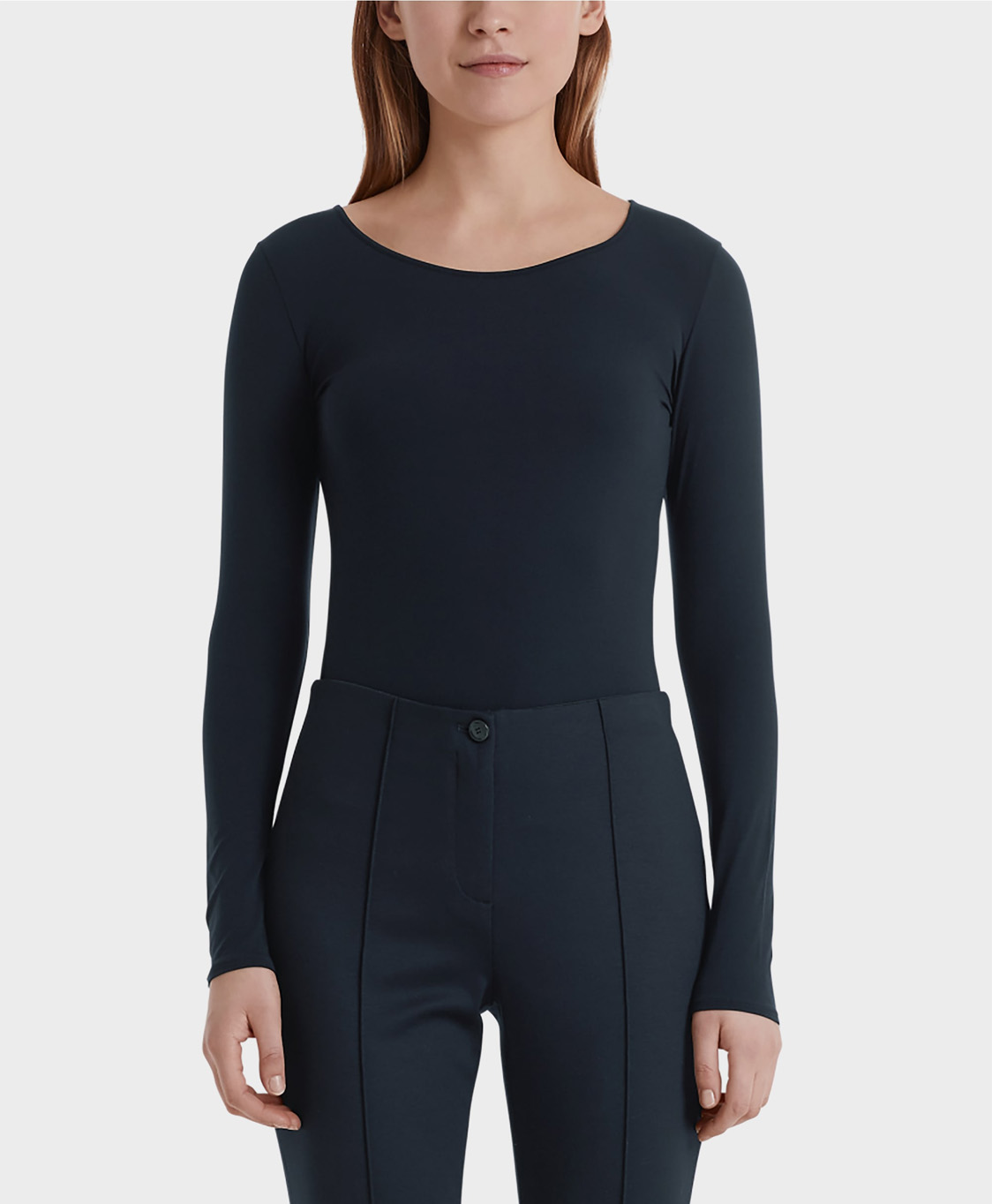Longsleeve +e 48.35 J03 Donker Blauw