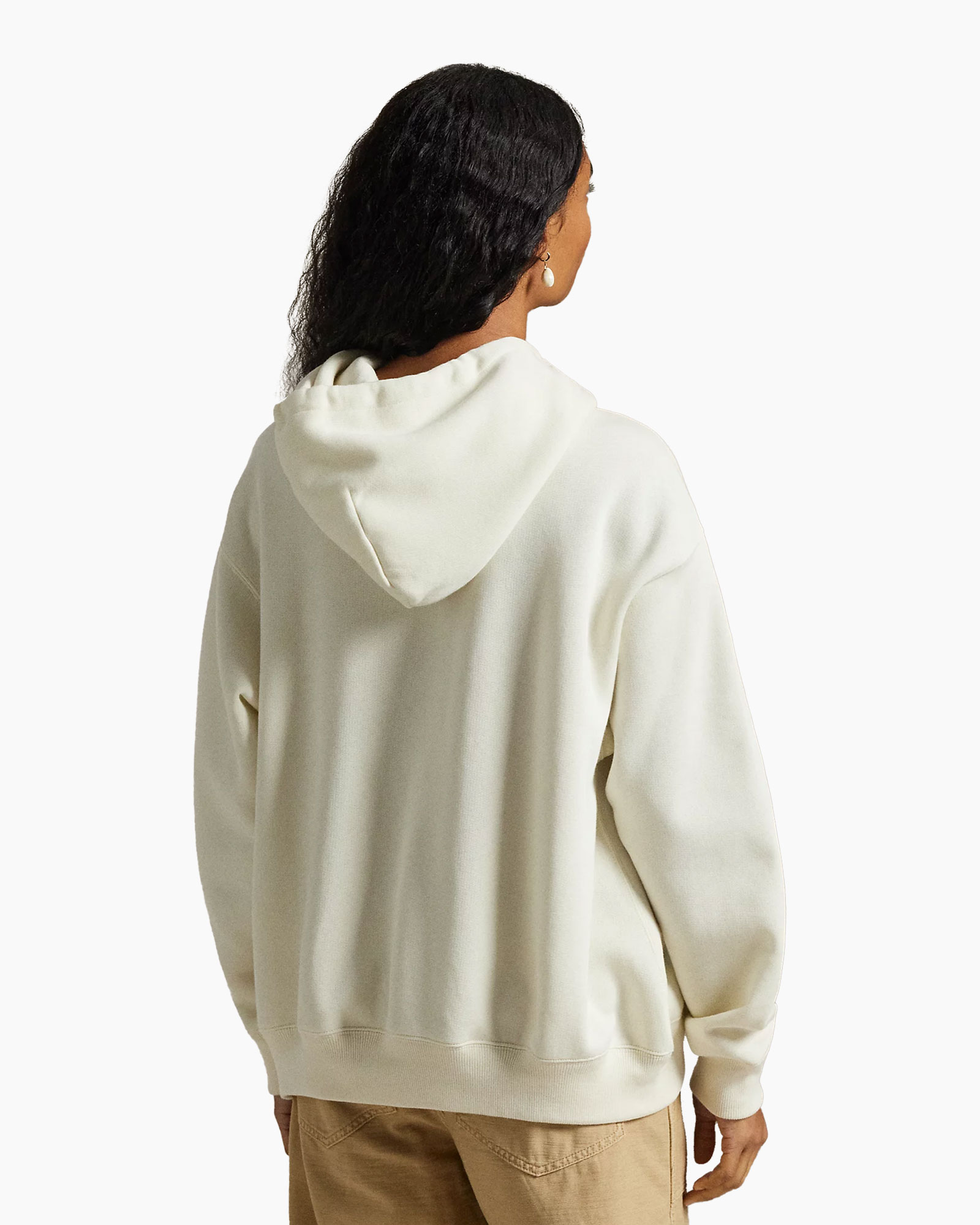 Hoodie Knit Bear Ecru