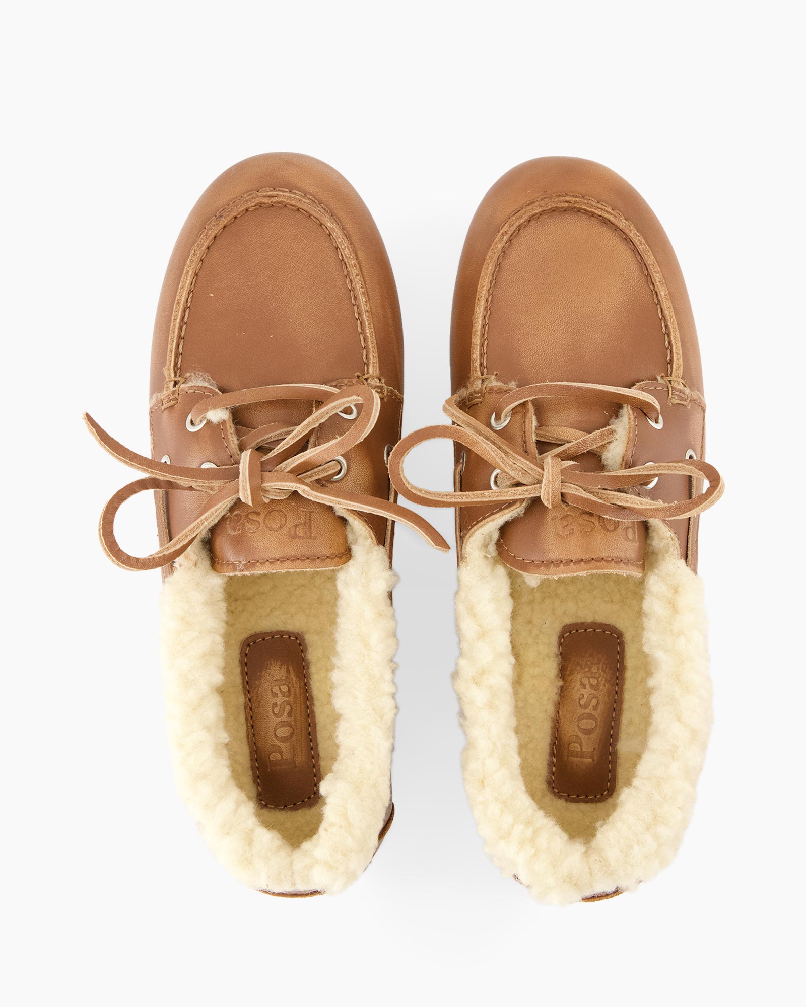 ankle boots, leather, tan, lamb fur lining, laces