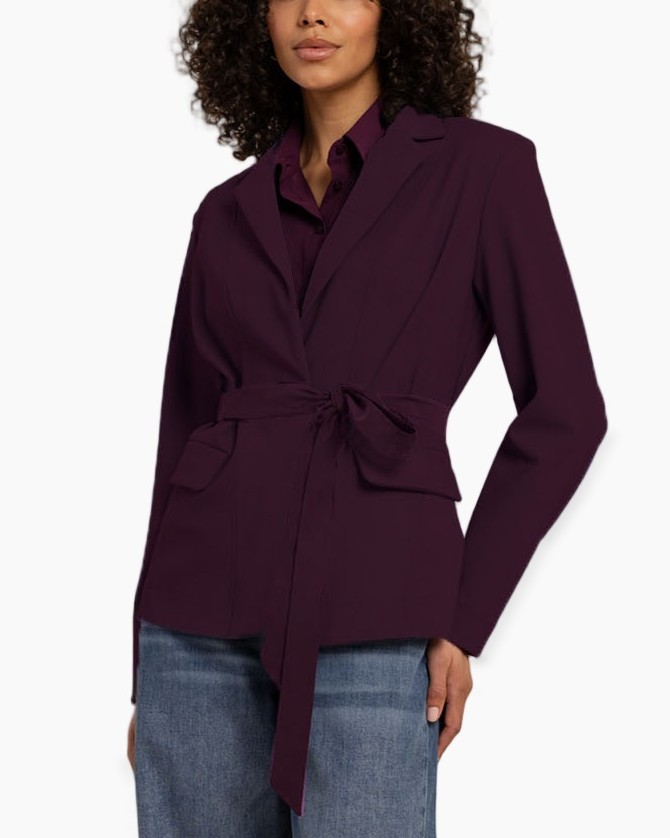 Blazer Elin Bonded Blazer Paars
